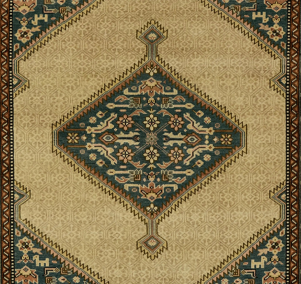 Serab SRB-1 Blue Area Rug by Momeni