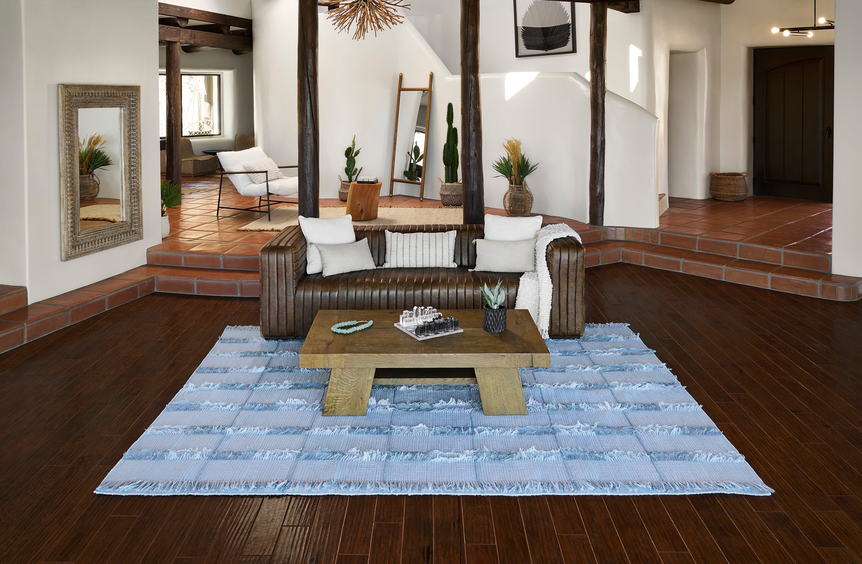 Momeni Serena SRN-1 Blue Hand Woven Area Rug