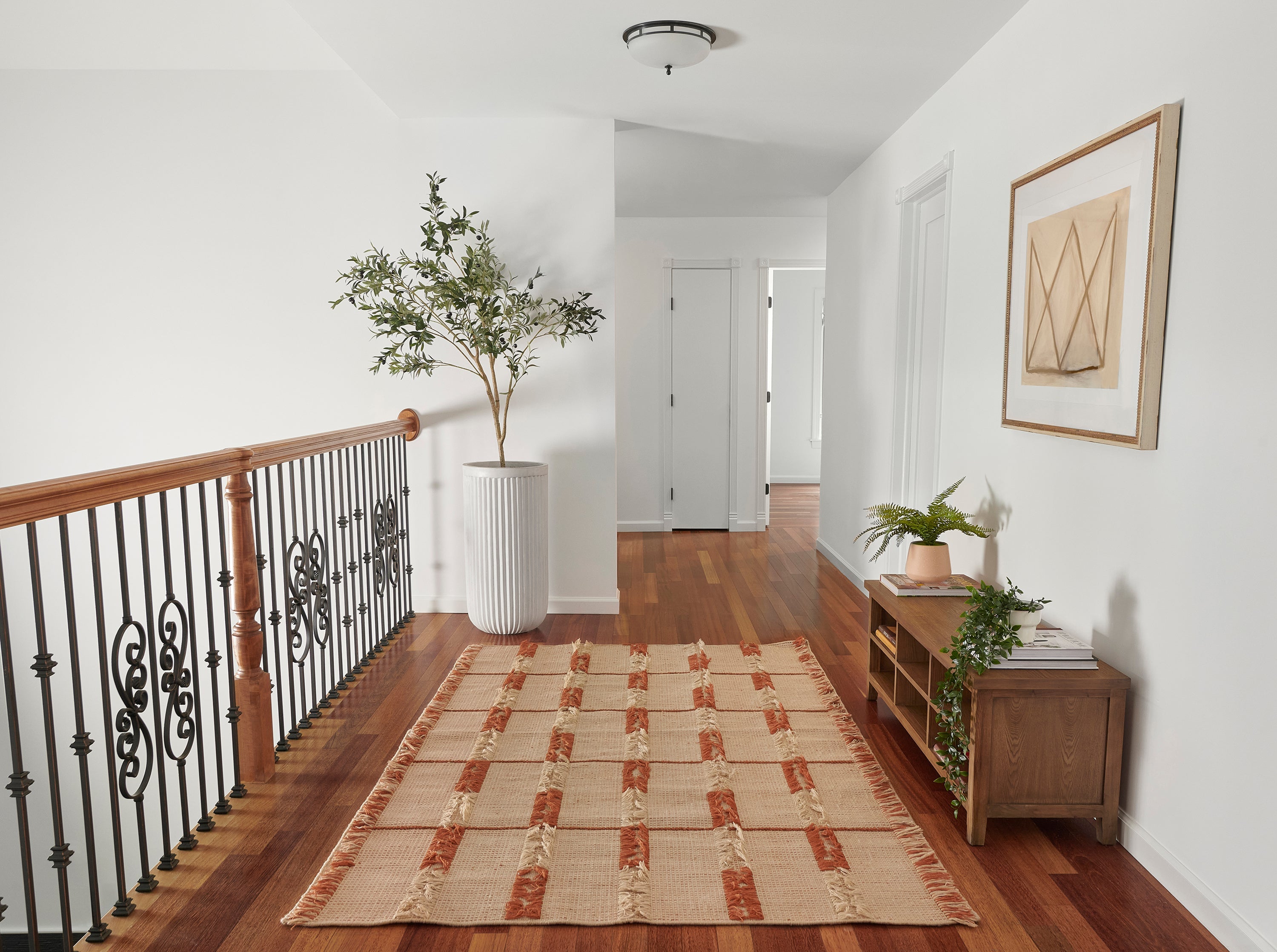 Momeni Serena SRN-1 Terracotta Hand Woven Area Rug