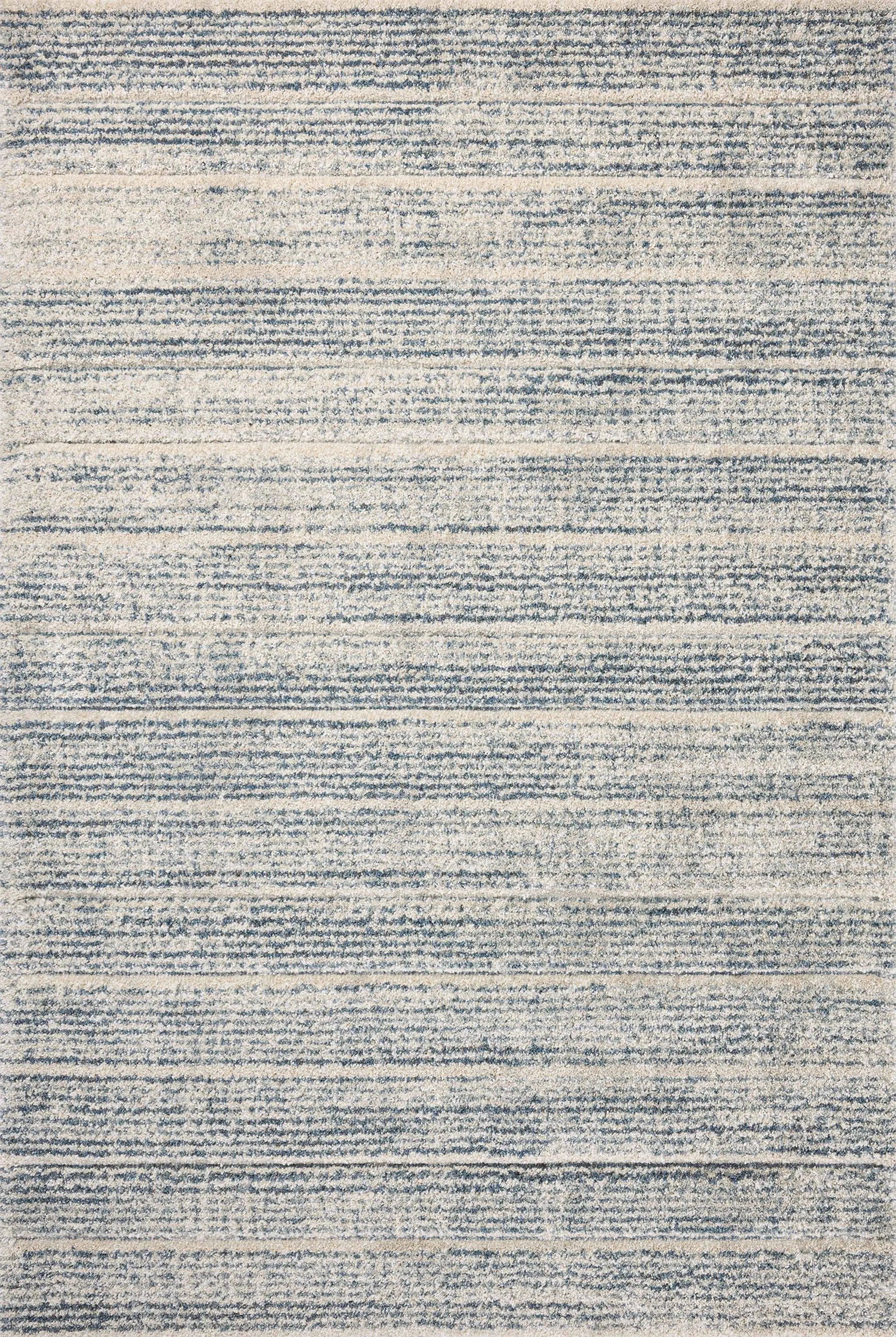 Silas SLA-03 Oatmeal / Blue Area Rug by Loloi
