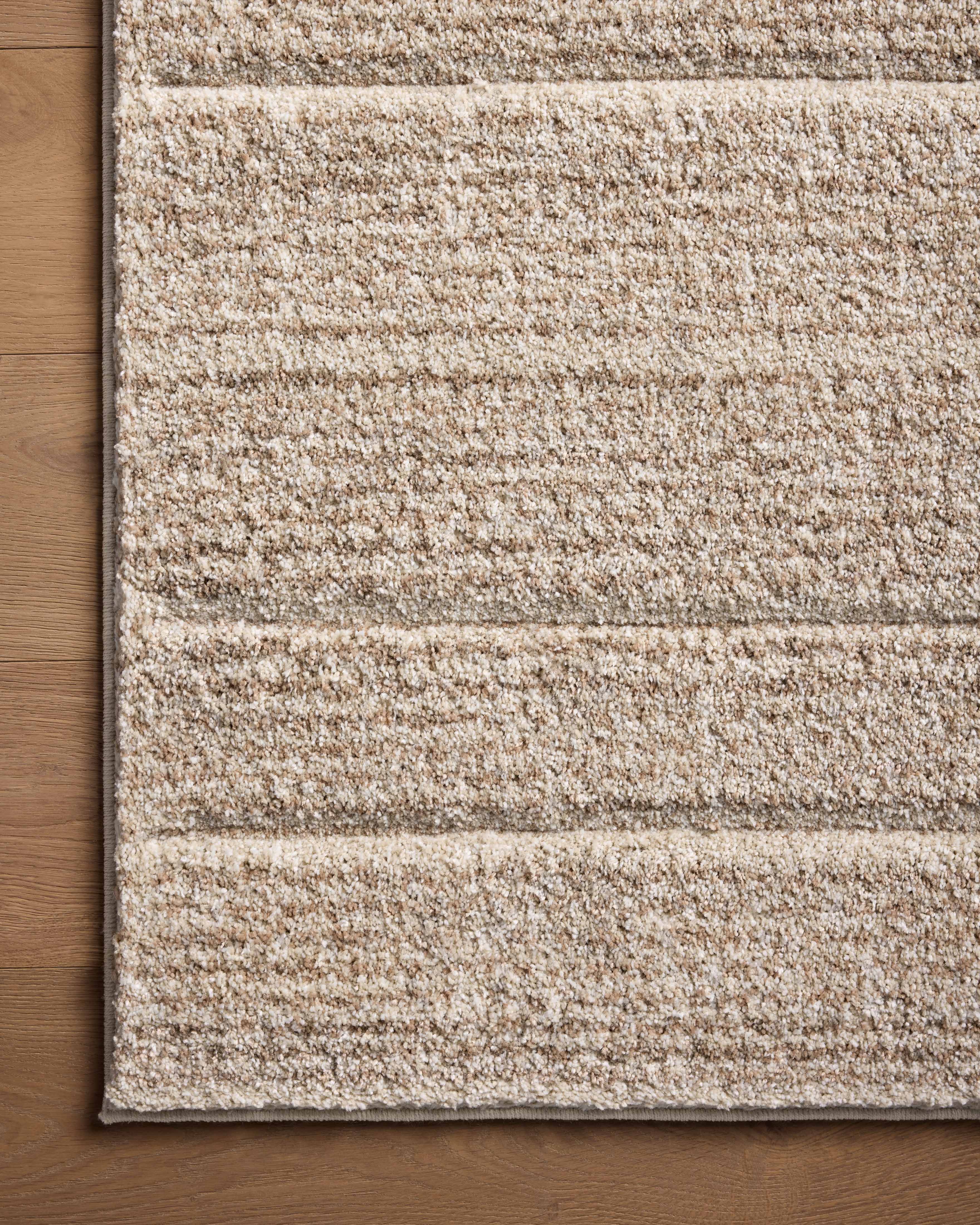 SILAS SLA-03 Oatmeal/Clay geometric area rug with warm clay tones and distressed texture
