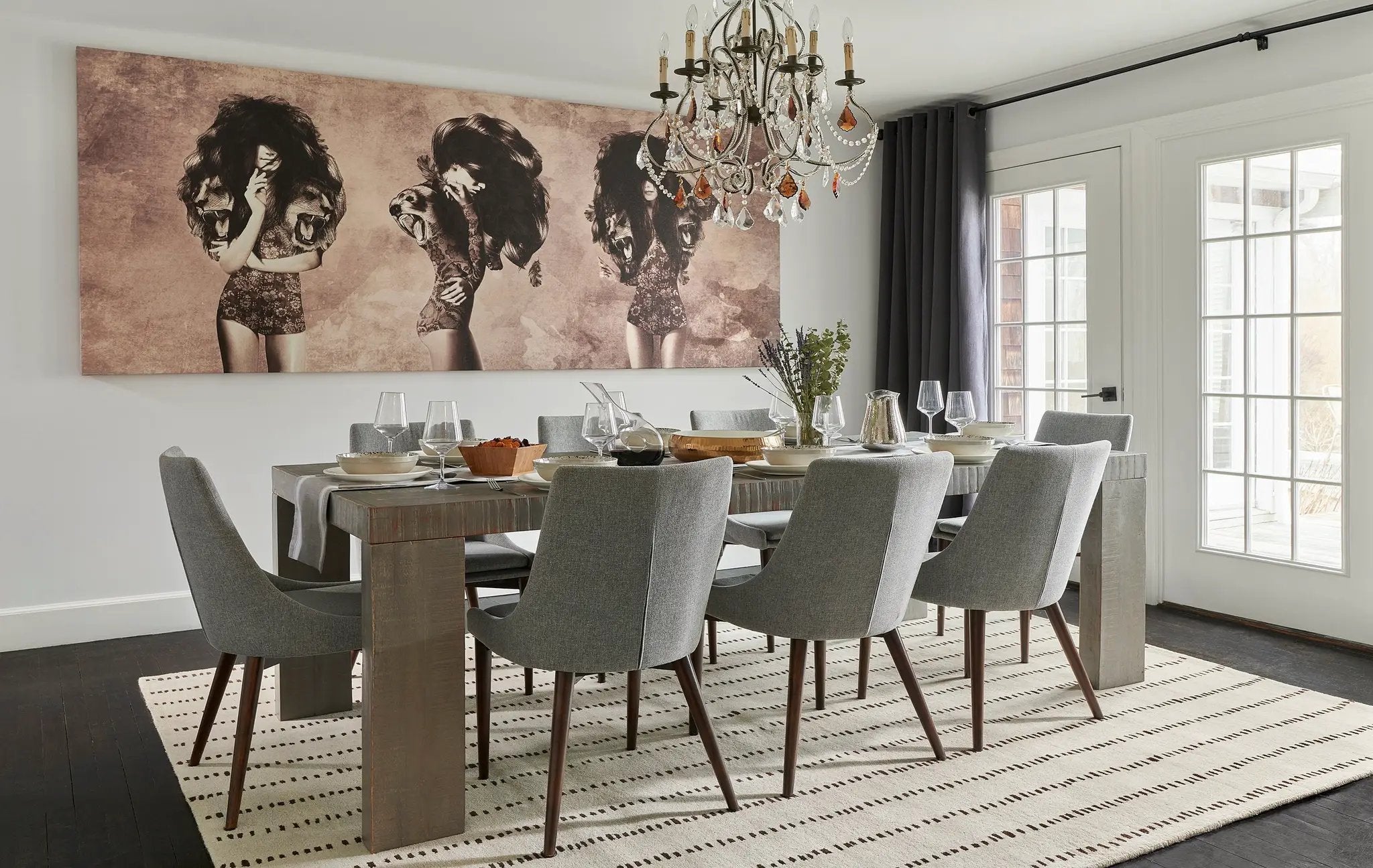 Simba SIM-1 Ivory Area Rug by Momeni