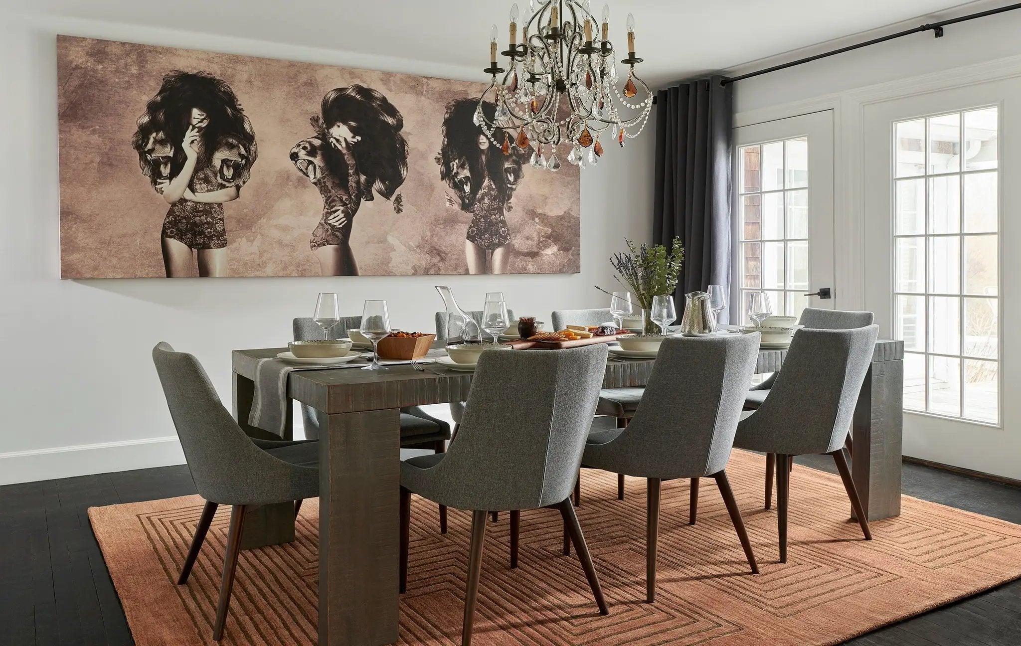 Simba SIM-3 Copper Area Rug by Momeni