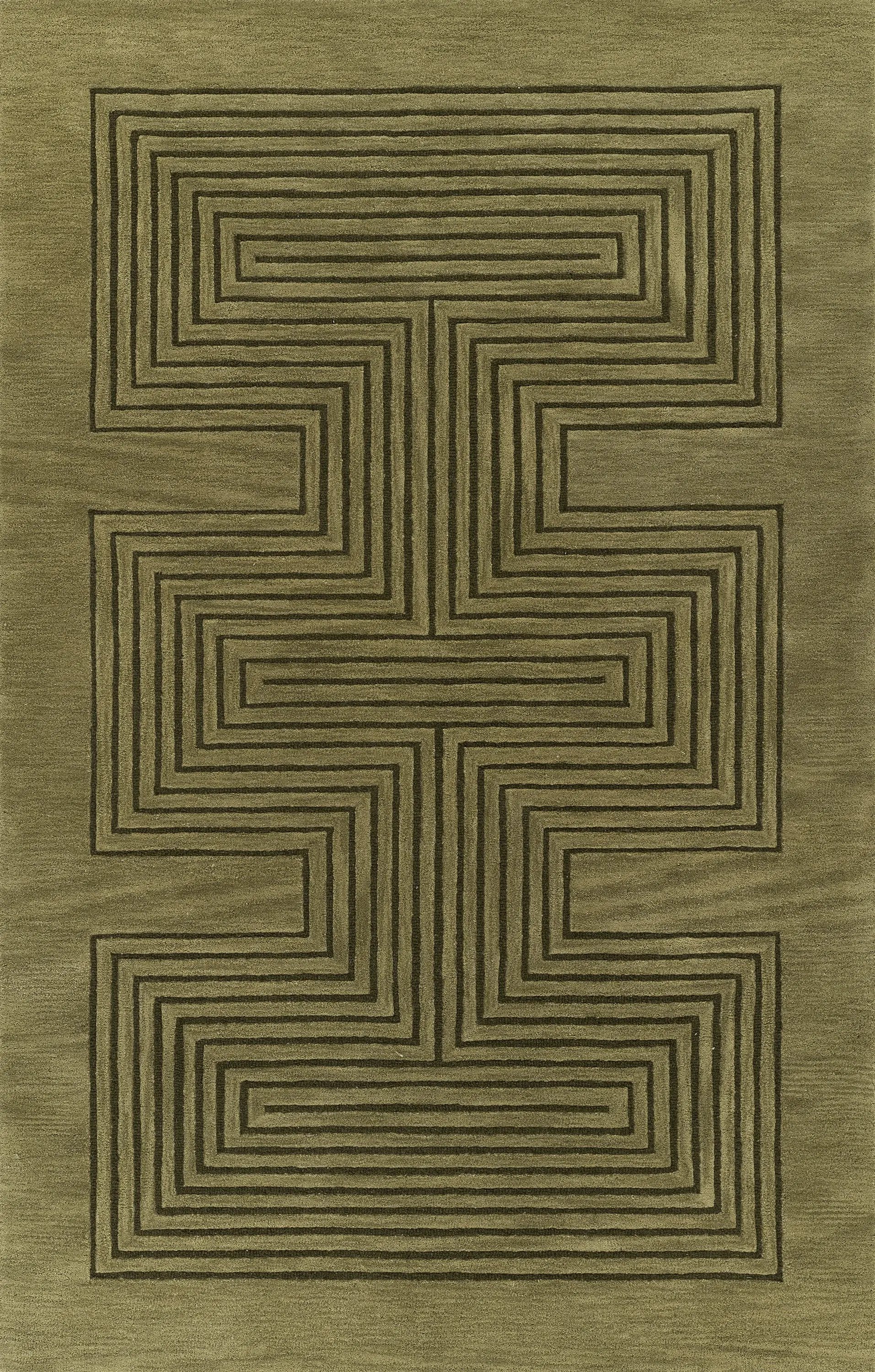 Simba SIM-3 Green Area Rug by Momeni