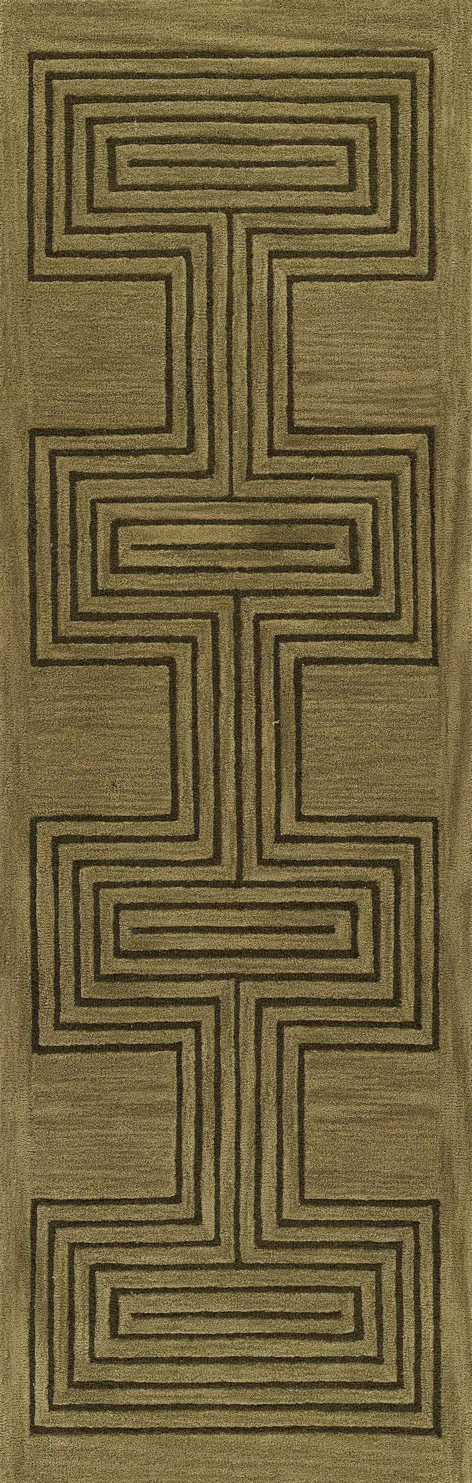 Simba SIM-3 Green Area Rug by Momeni