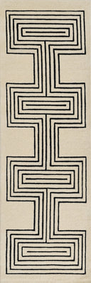 Momeni Simba SIM-3 White Hand Tufted Area Rug