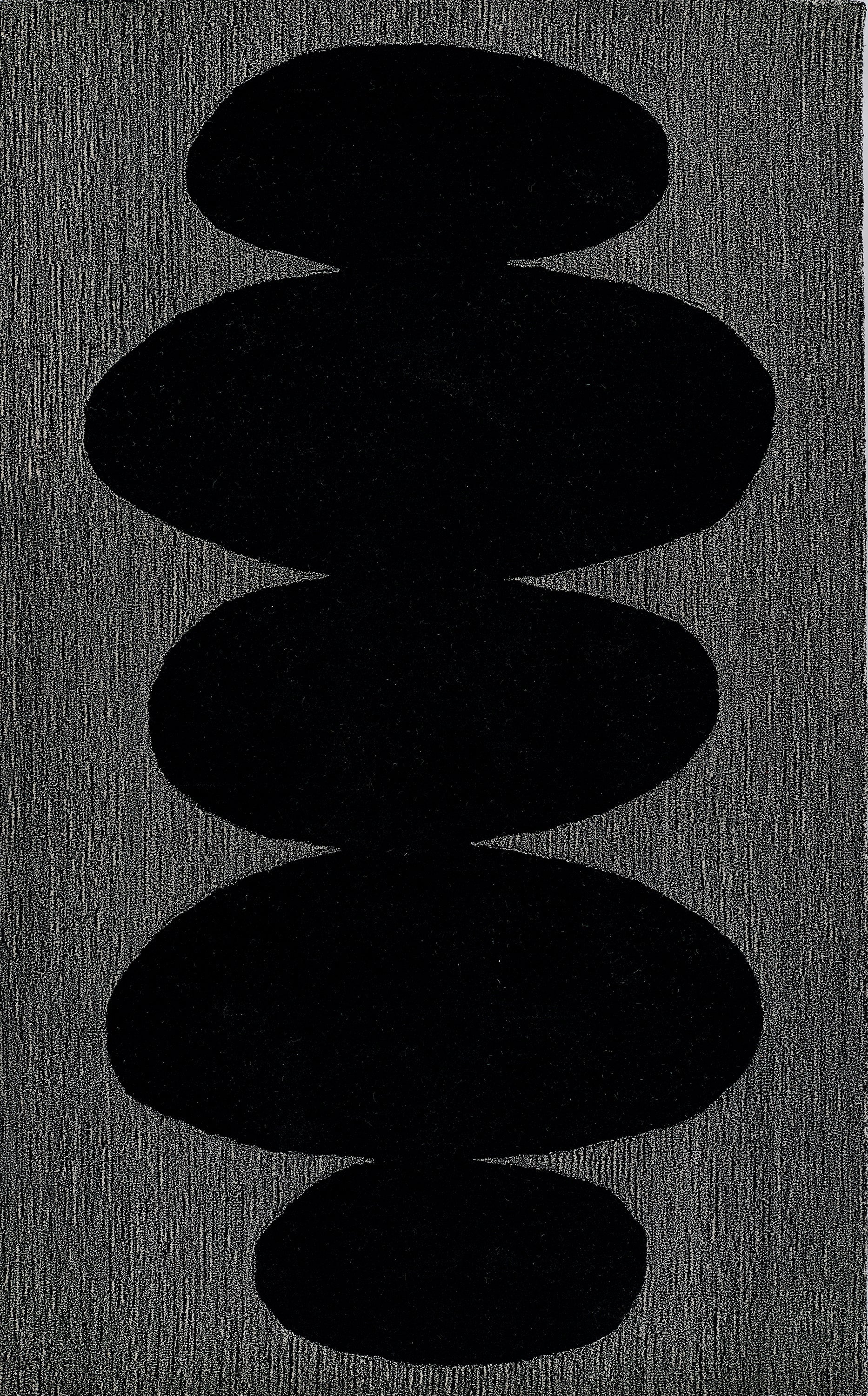 Momeni Simba SIM-9 Black Hand Tufted Area Rug