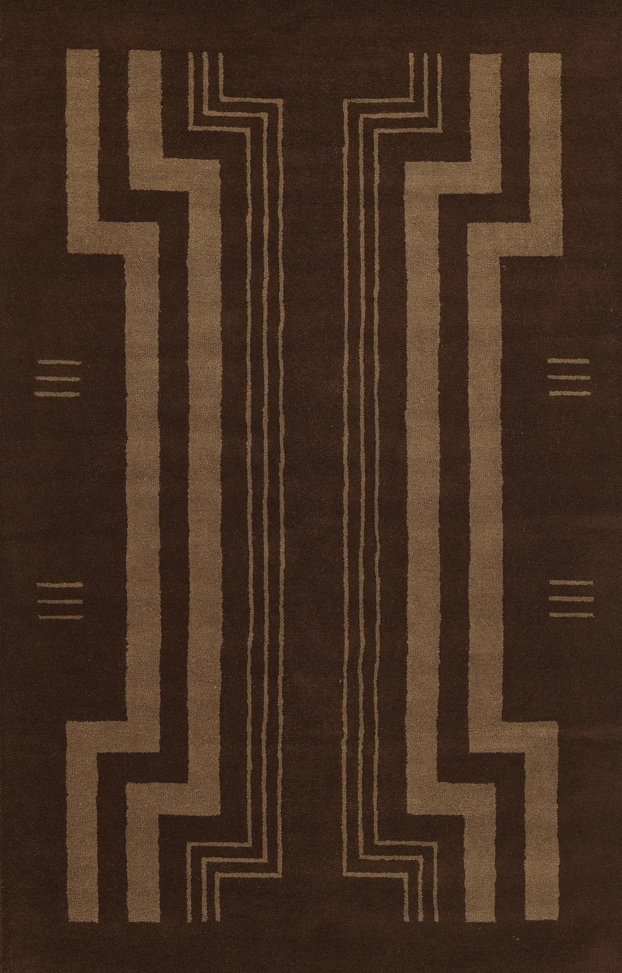 Simba SIM-11 Brown Area Rug by Momeni