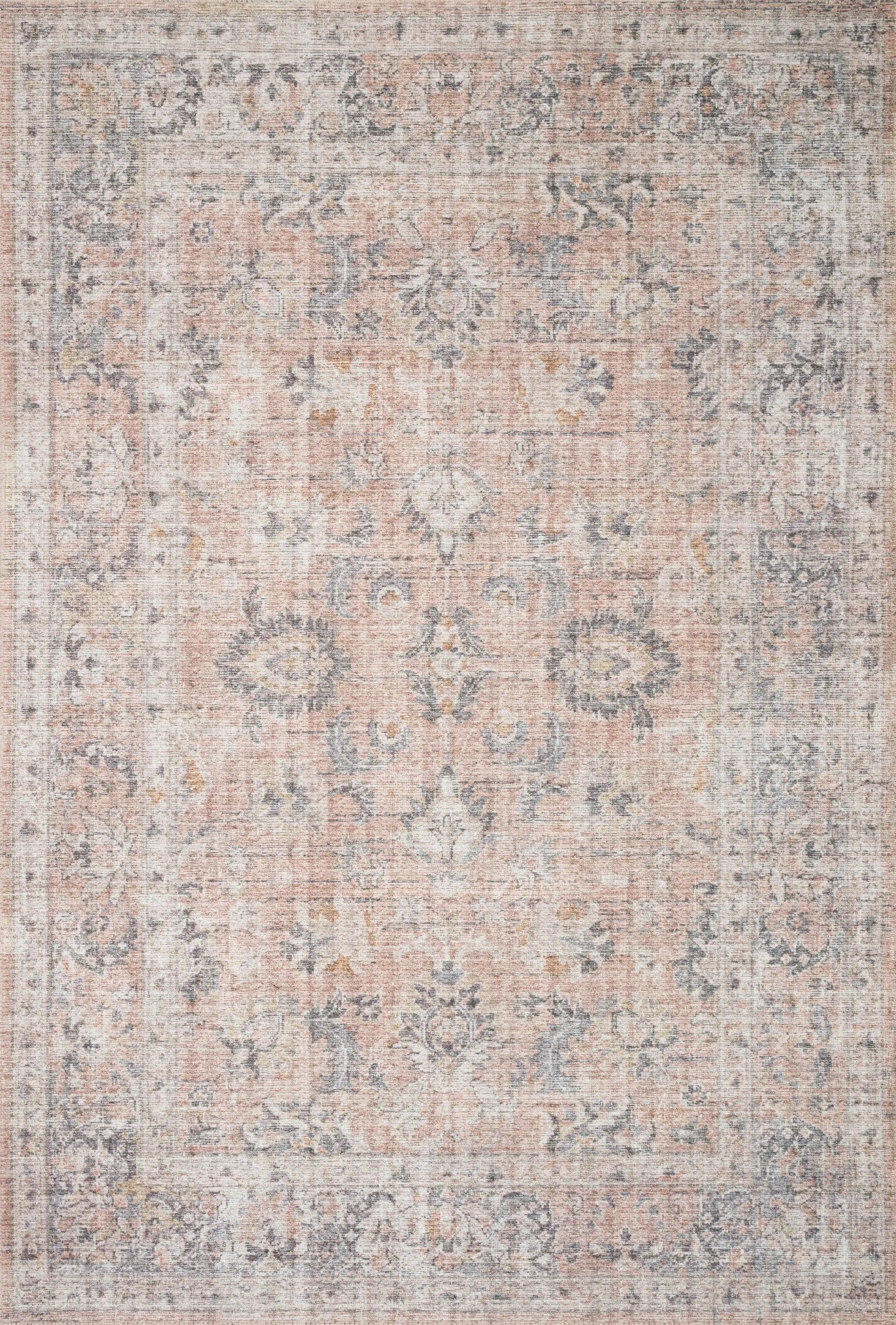 Skye SKY-01 Blush / Grey Area Rug by Loloi
