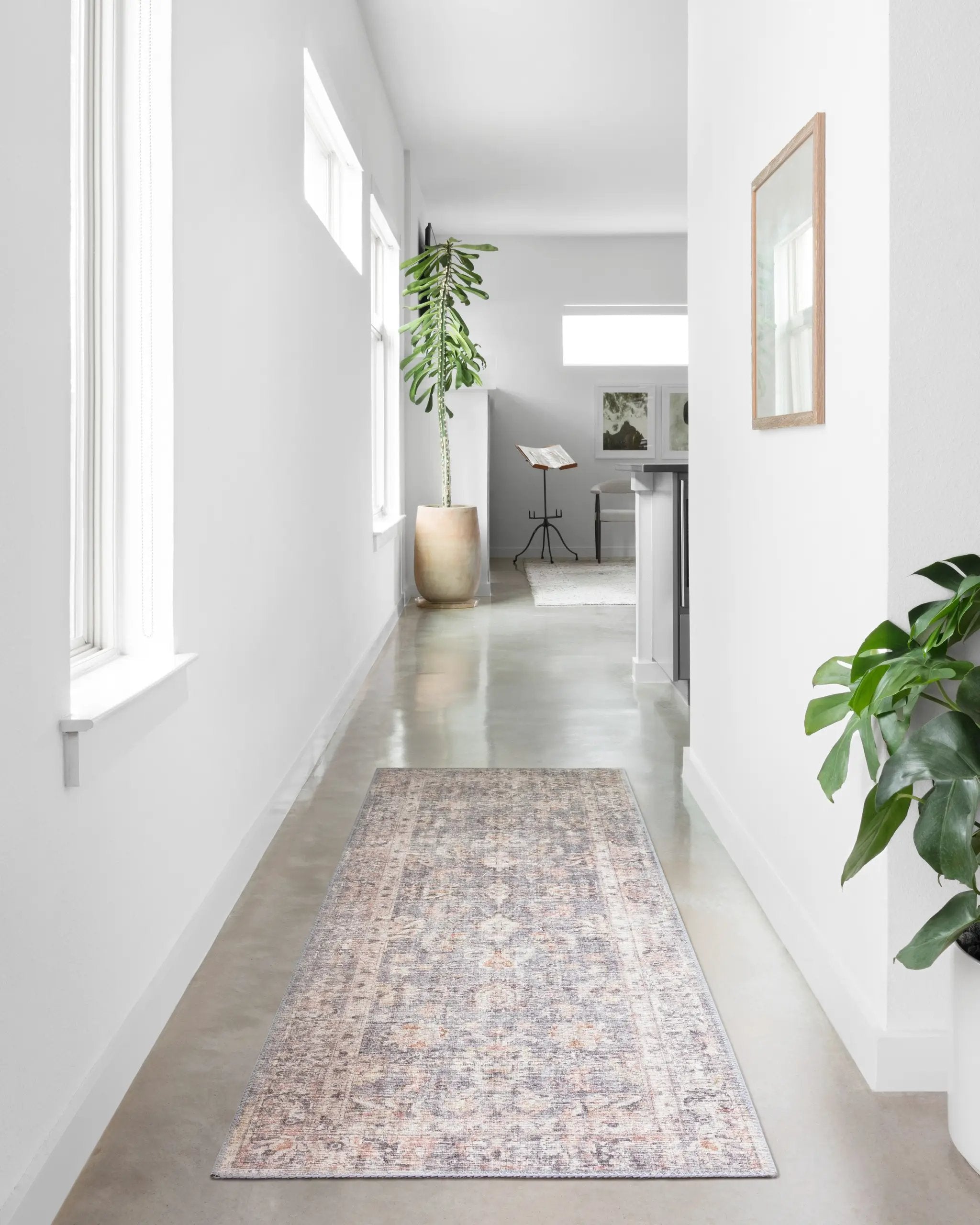 Skye SKY-01 Grey / Apricot Area Rug by Loloi