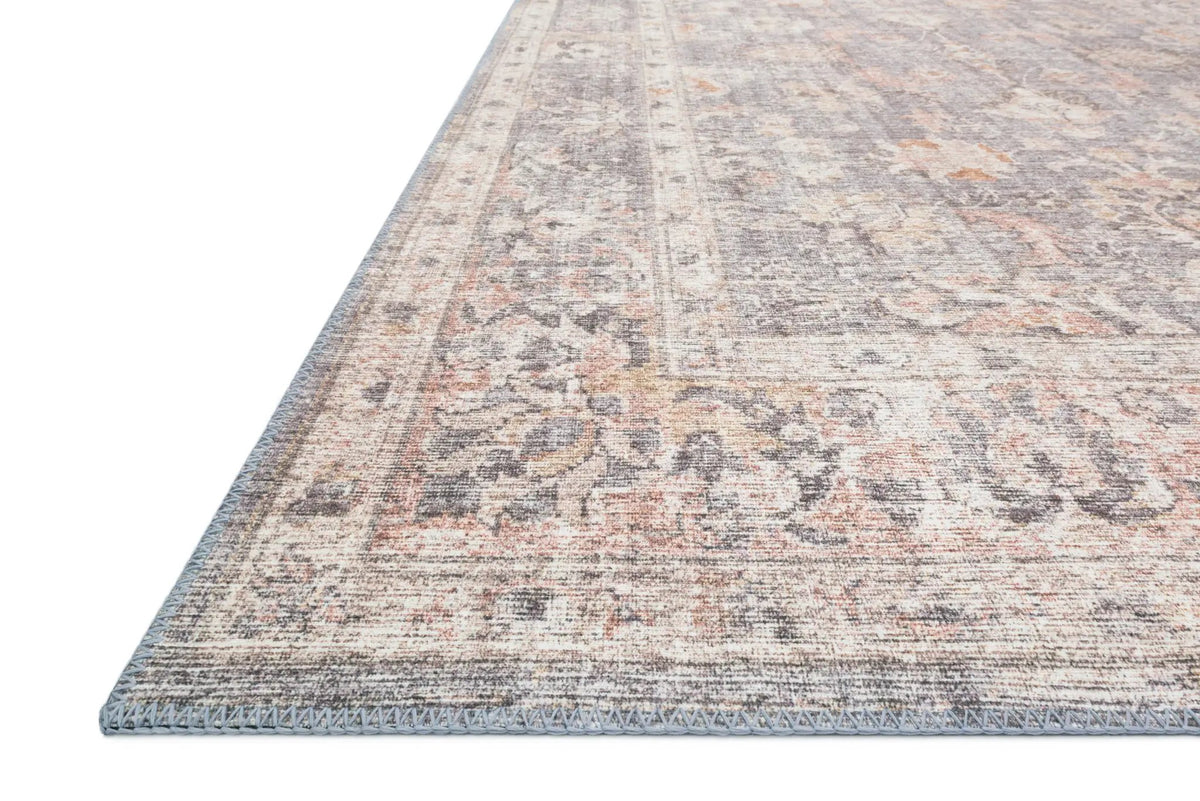 Skye SKY-01 Grey / Apricot Area Rug by Loloi