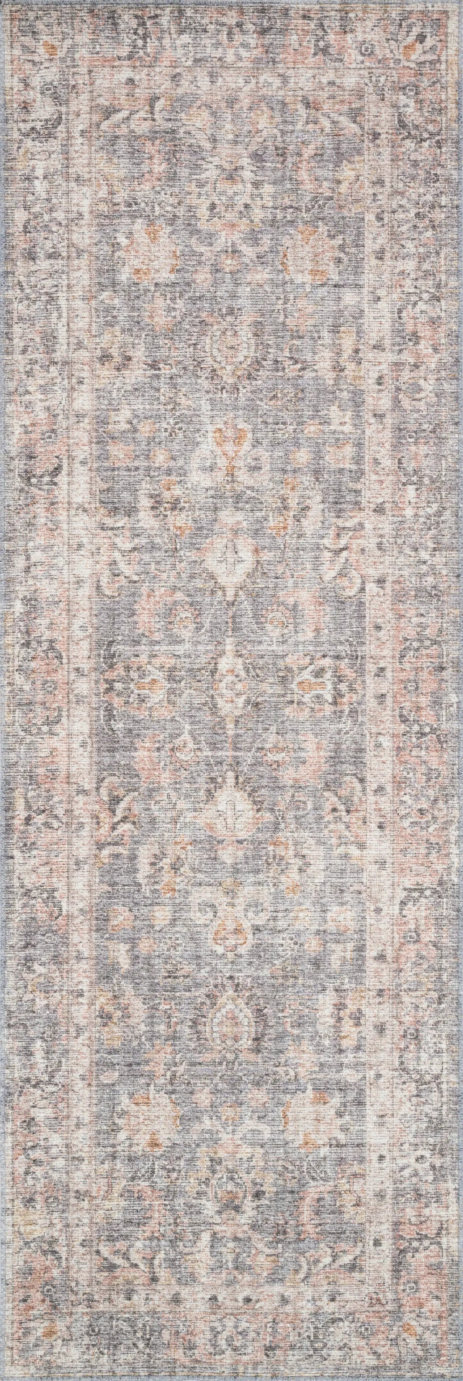 Skye SKY-01 Grey / Apricot Area Rug by Loloi
