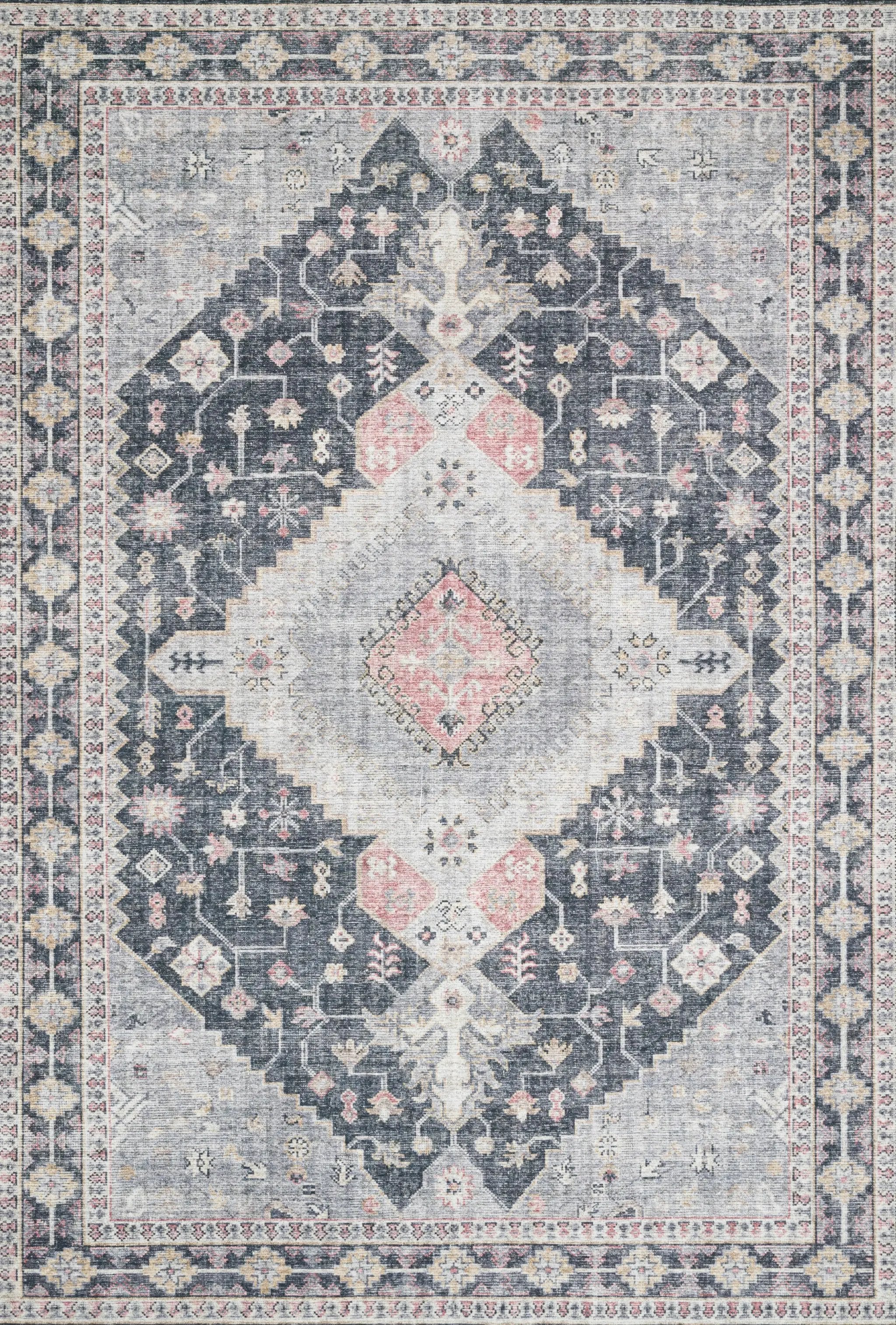Skye SKY-02 Charcoal / Multi Area Rug by Loloi