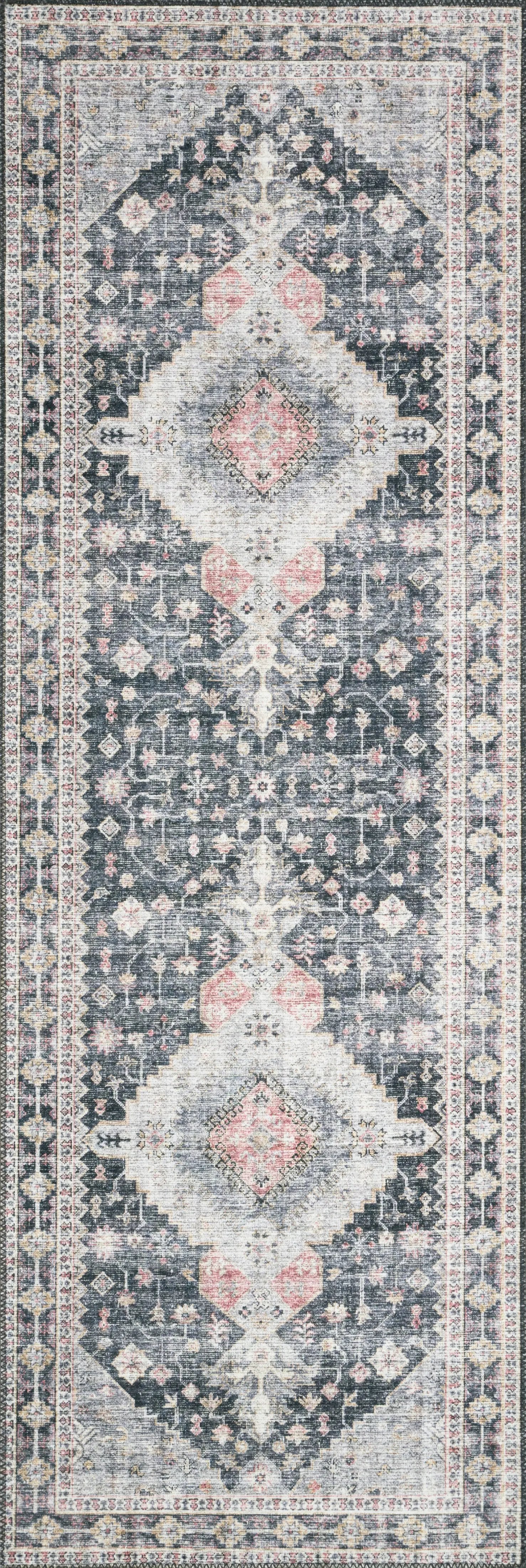 Skye SKY-02 Charcoal / Multi Area Rug by Loloi