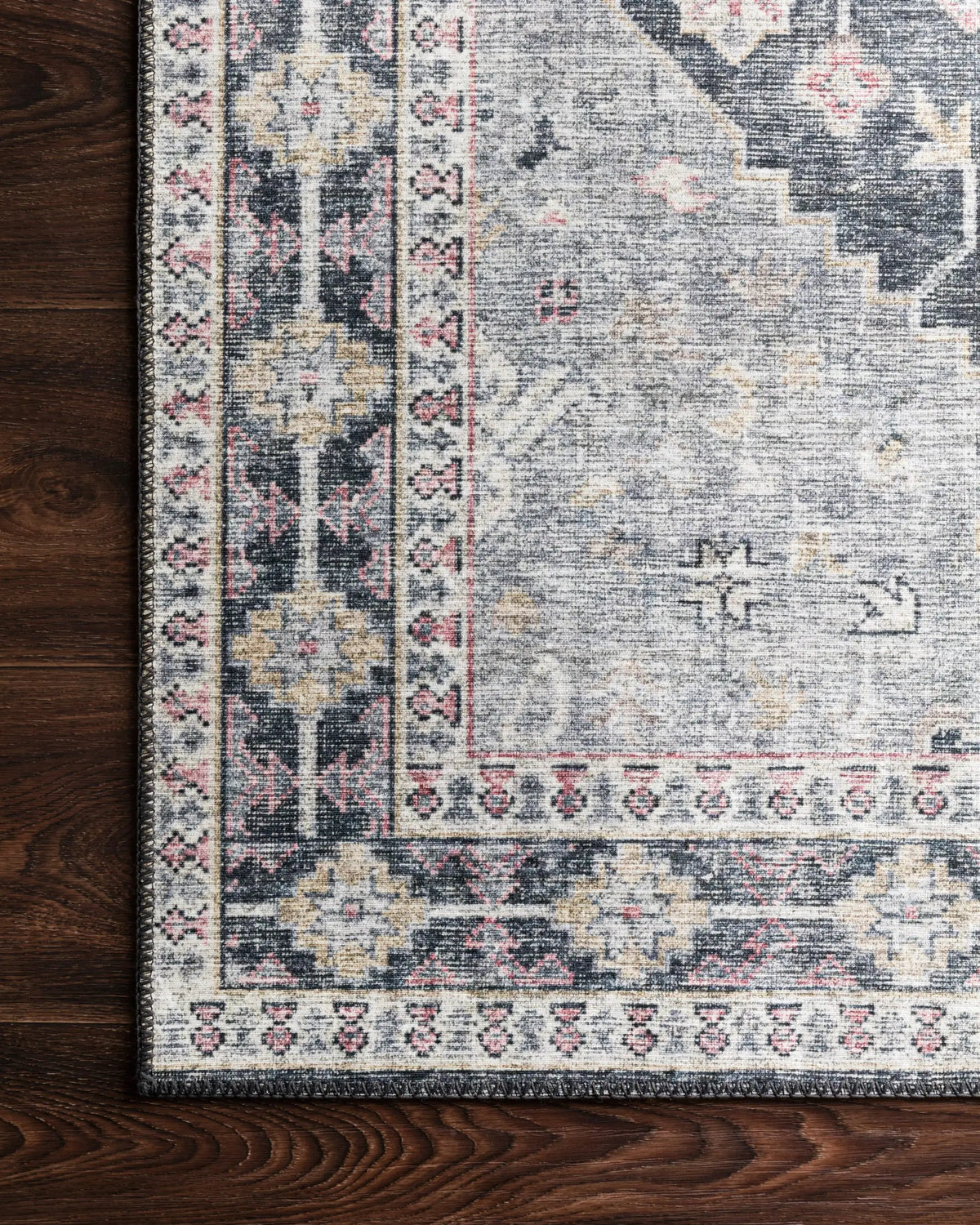 Skye SKY-02 Charcoal / Multi Area Rug by Loloi