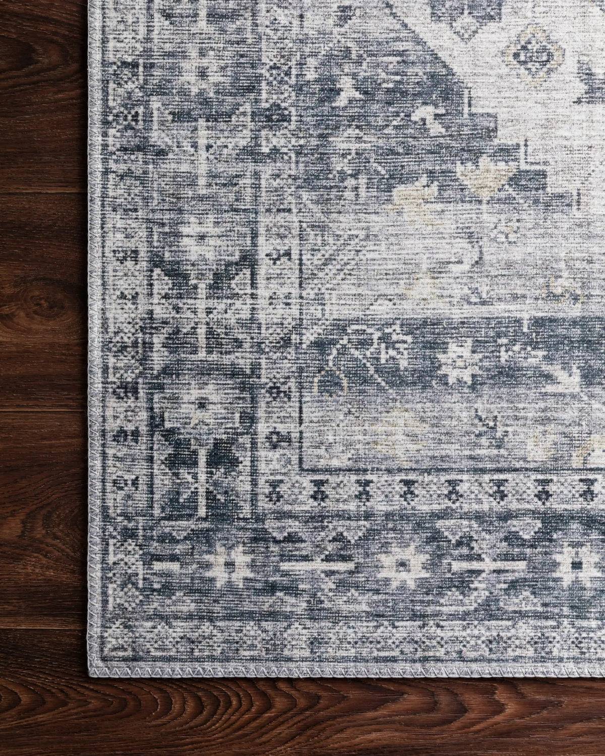 Skye SKY-02 Silver / Grey Area Rug by Loloi