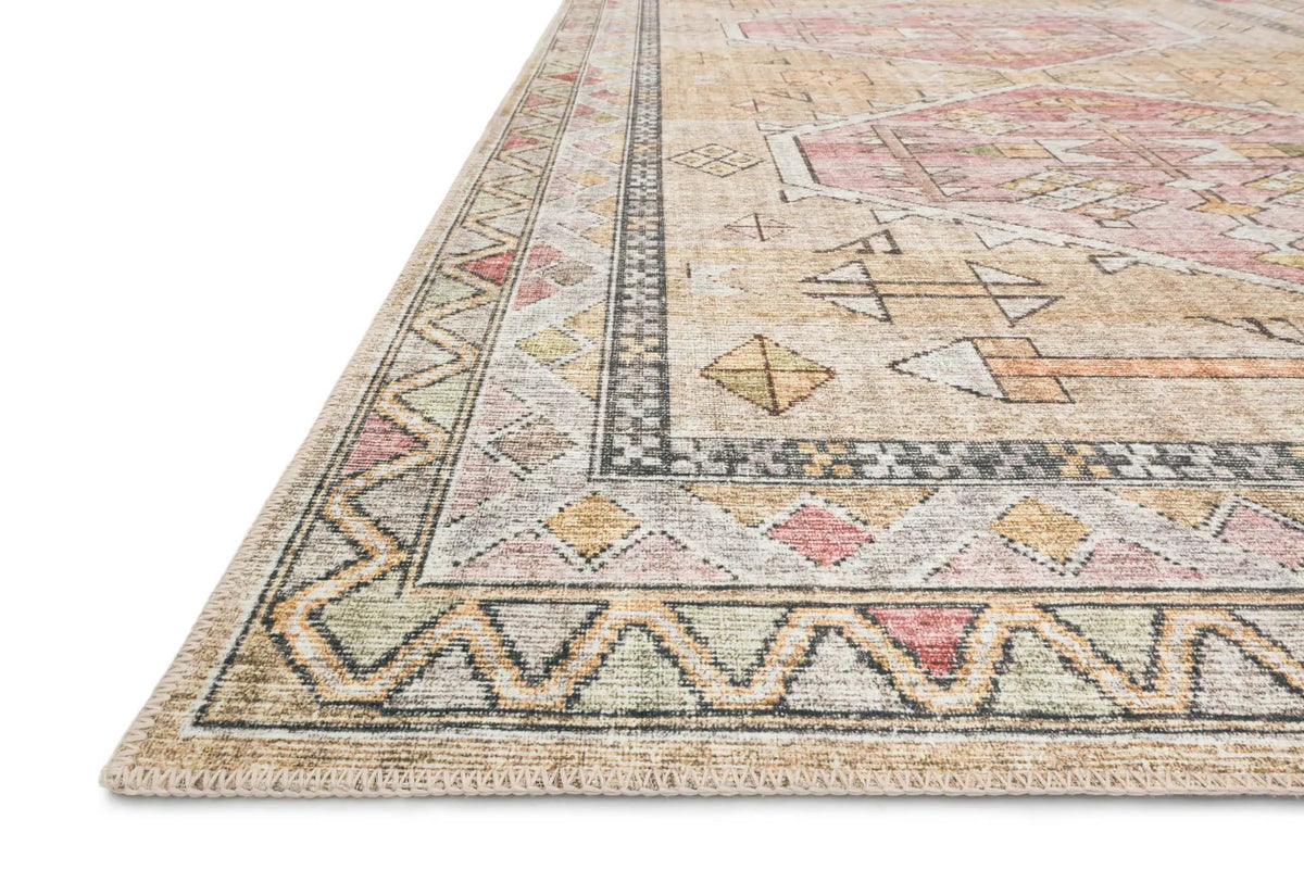 Skye SKY-04 Gold / Blush Area Rug by Loloi