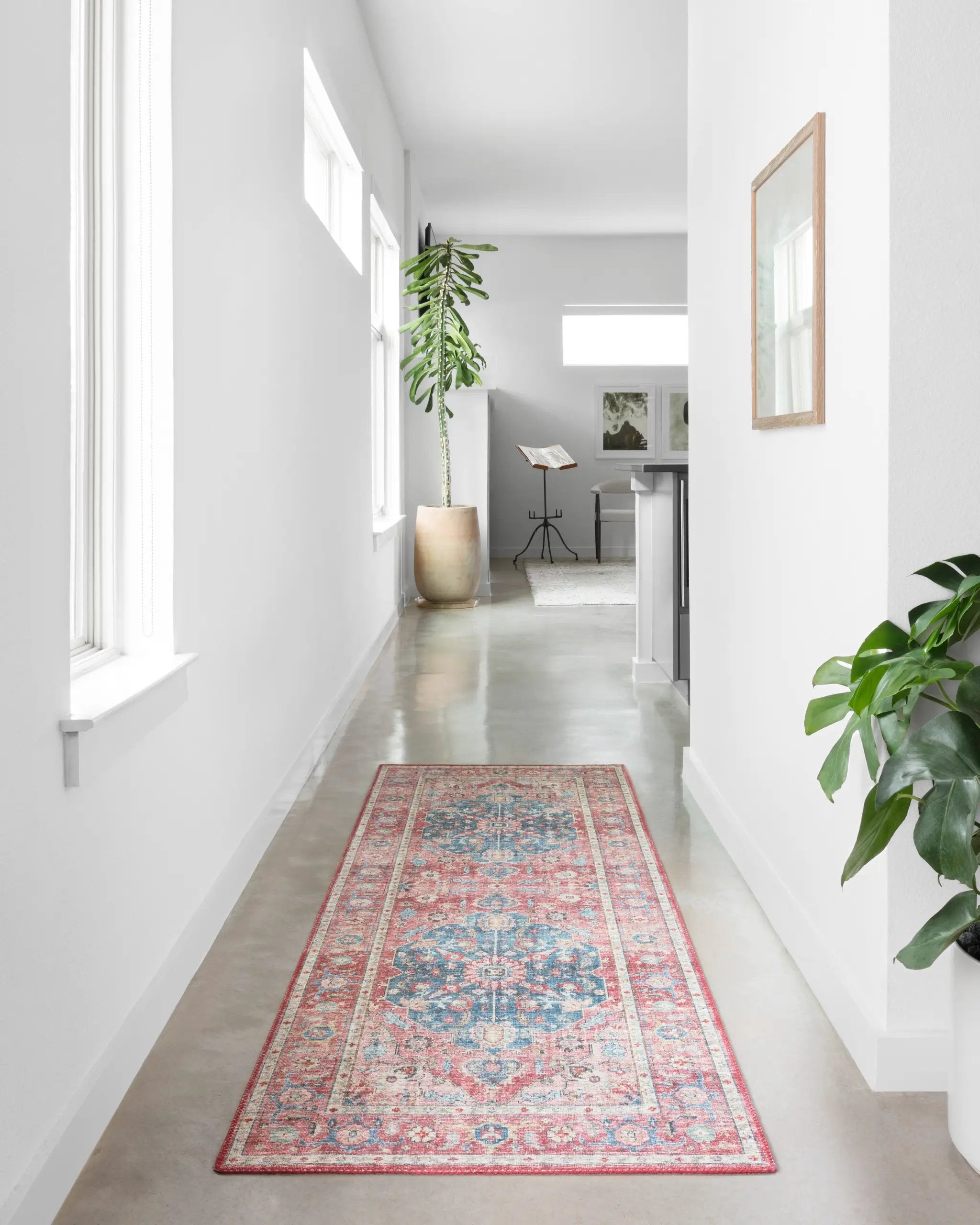 Skye SKY-05 Brick / Ocean Area Rug by Loloi