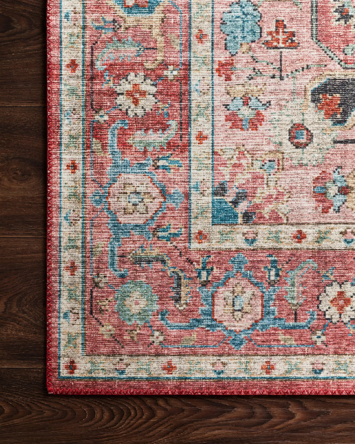Skye SKY-05 Brick / Ocean Area Rug by Loloi
