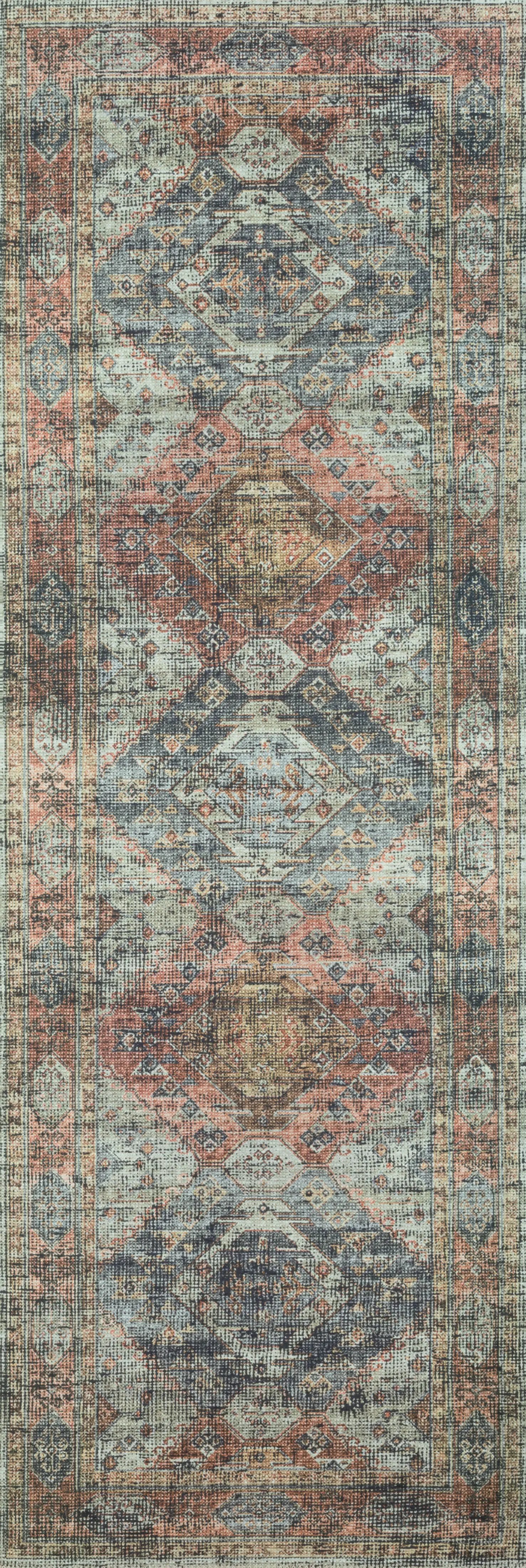 Skye SKY-06 Apricot / Mist Area Rug by Loloi