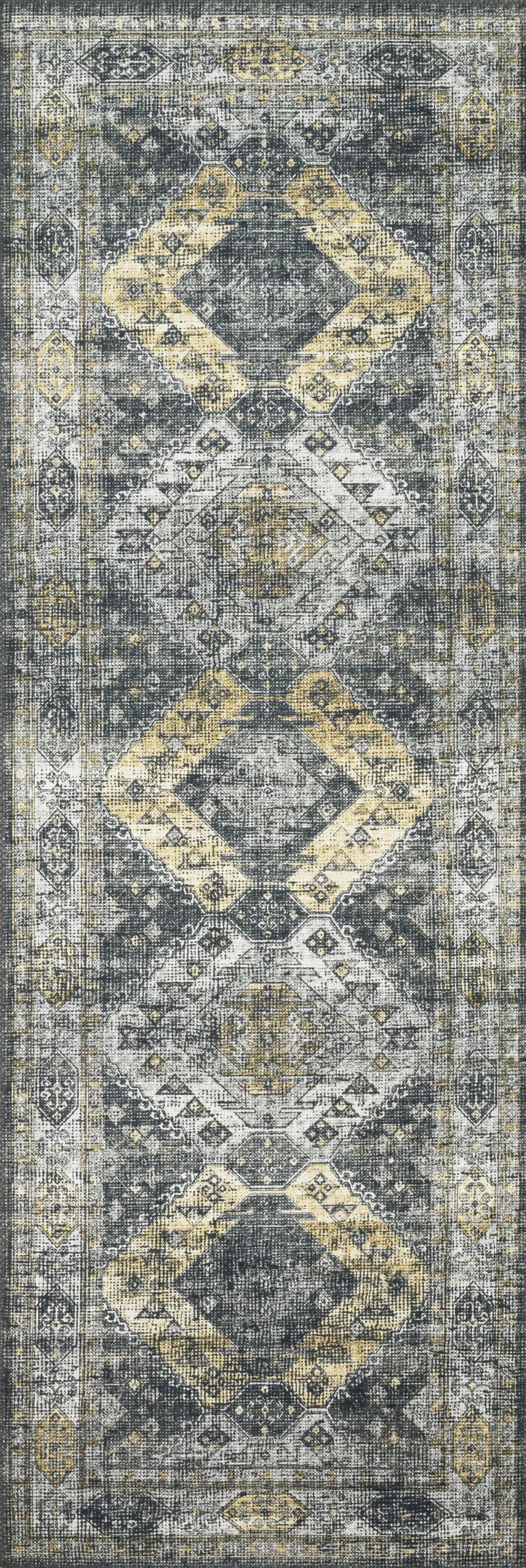 Skye SKY-09 Graphite / Silver Area Rug by Loloi