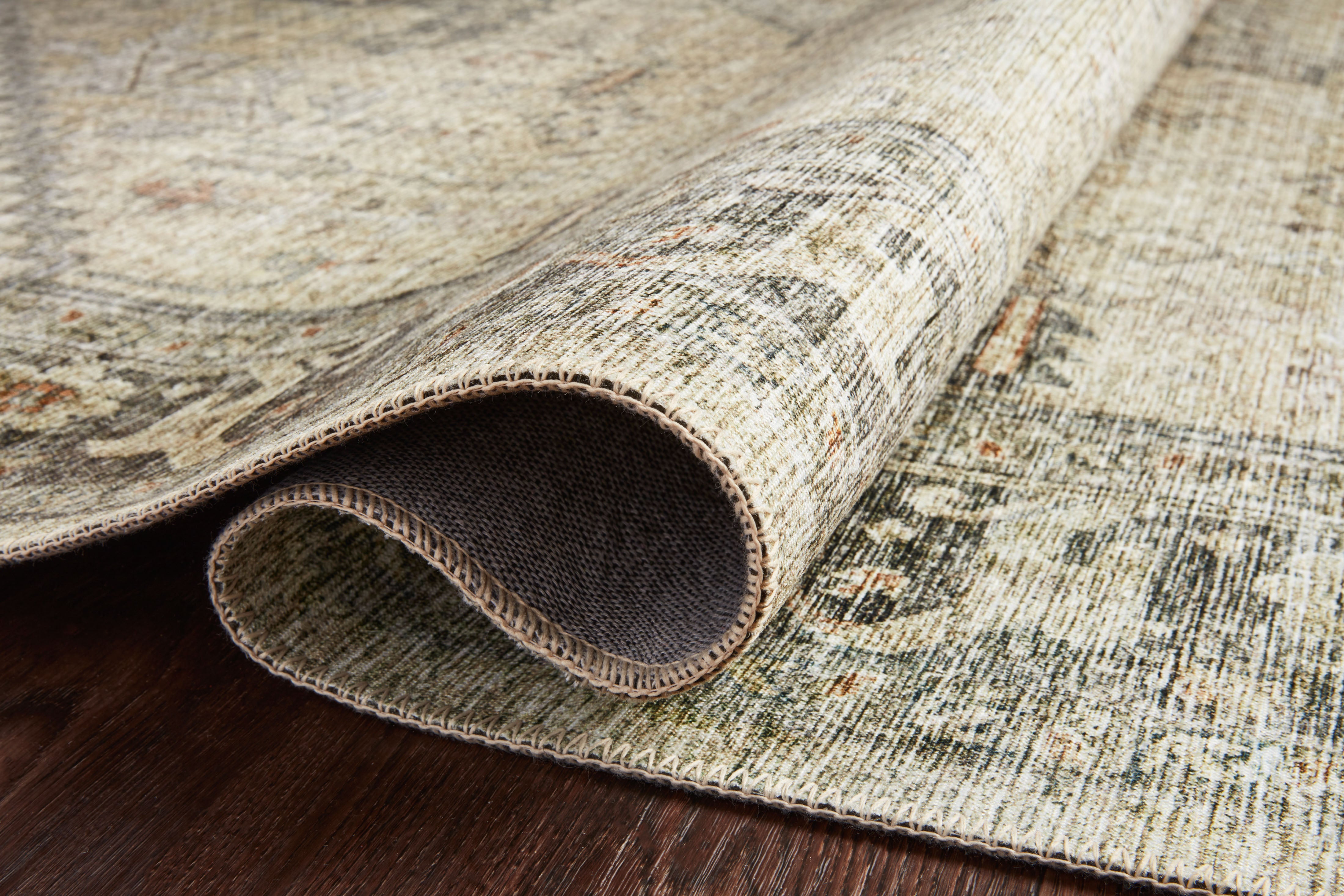 Skye SKY-13 Natural / Sand Area Rug, neutral natural and sand tones with distressed vintage medallion pattern