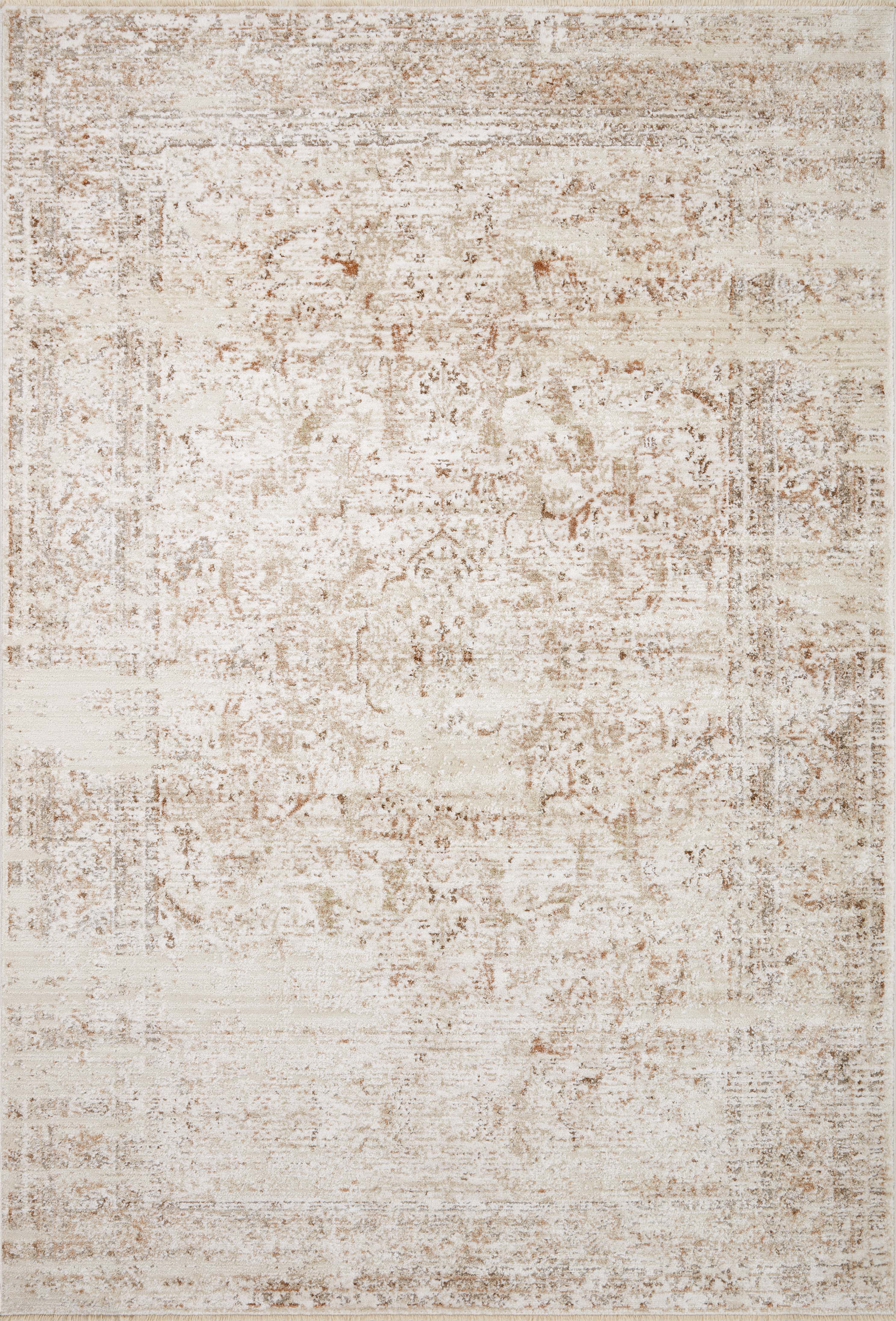 Finished in warm beige and rich terracotta tones with traditional styling, the Sonnet SNN-03 Beige / Terracotta Area Rug is a power-loomed polypropylene and polyester area rug for modern living