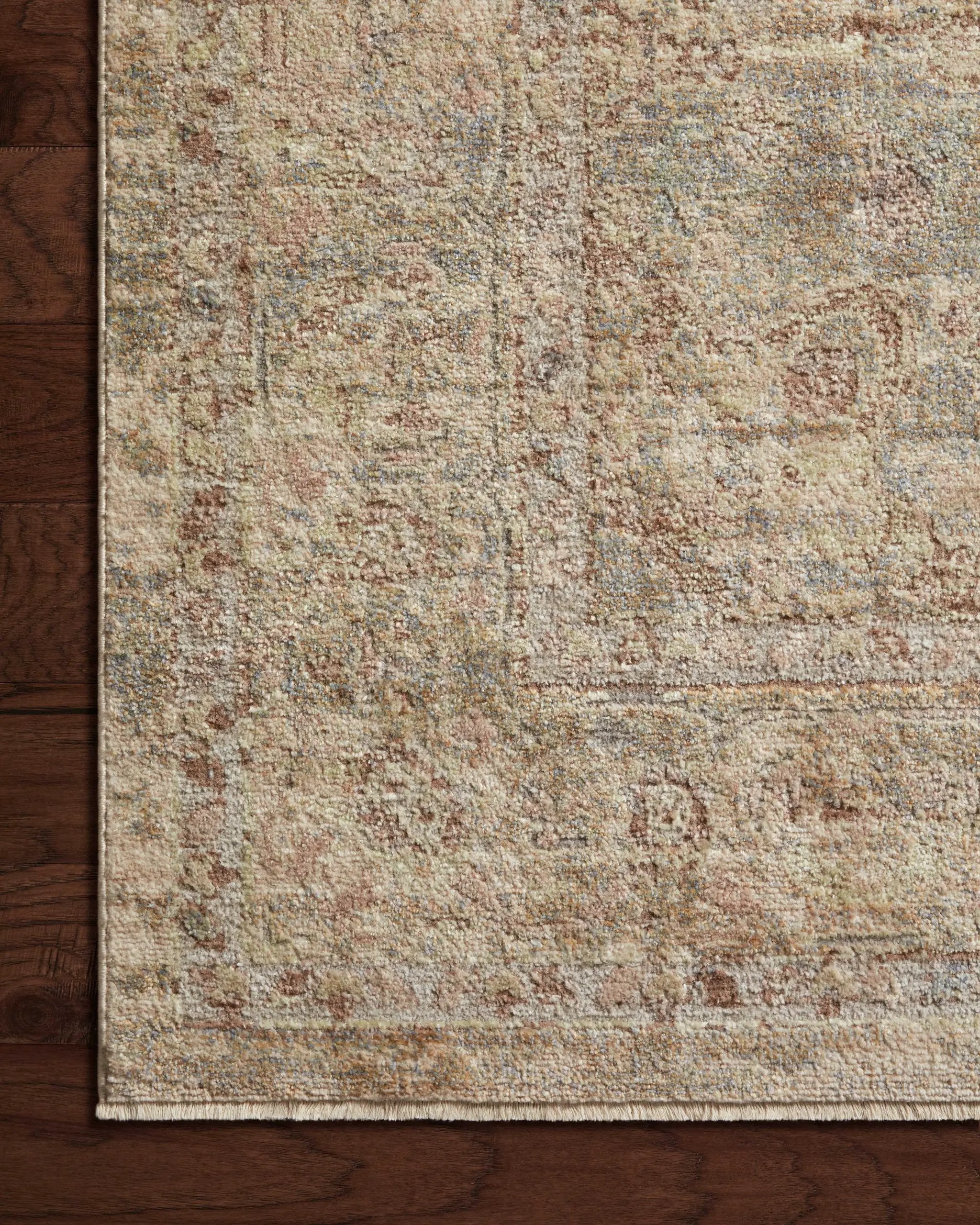 Sonnet SNN-04 Moss / Natural Area Rug by Loloi
