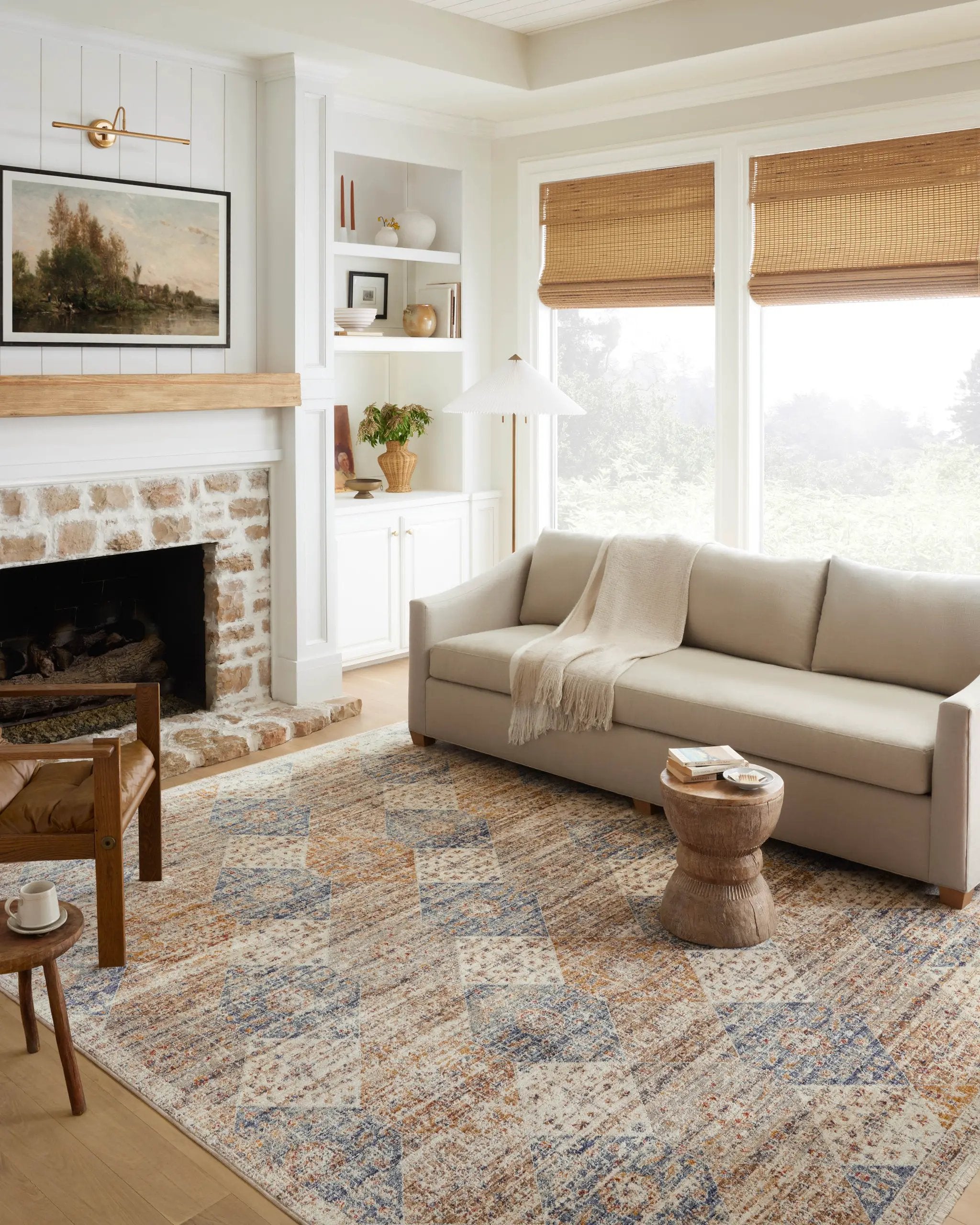 Sorrento SOR-02 Ivory / Multi Area Rug by Loloi