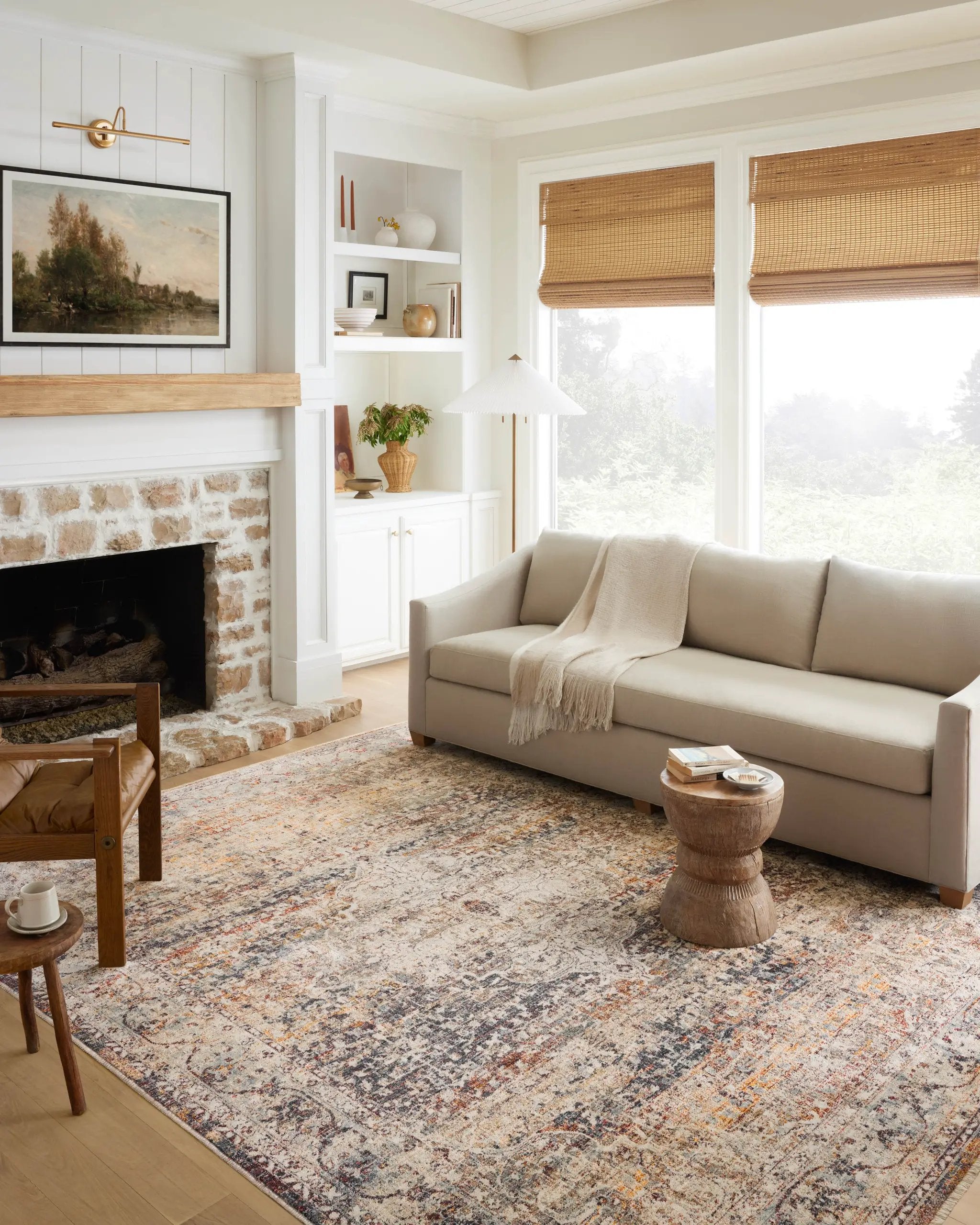 Sorrento SOR-04 Natural / Multi Area Rug by Loloi