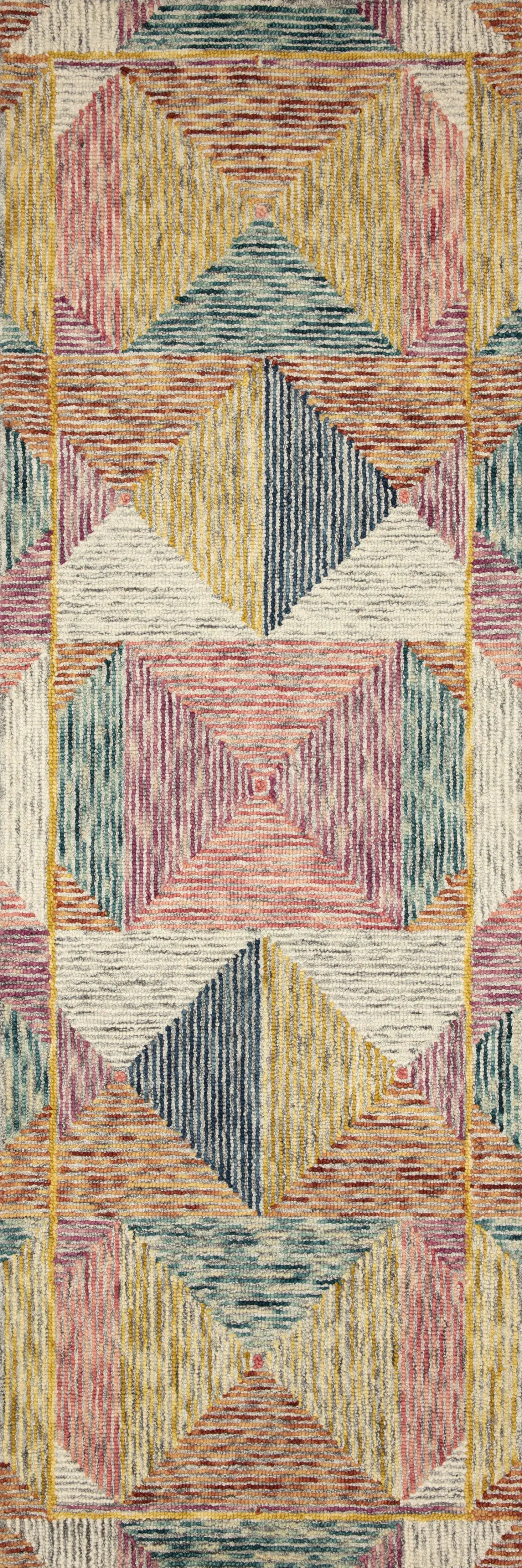 Spectrum SPE-01 Silver / Fiesta Area Rug by Loloi