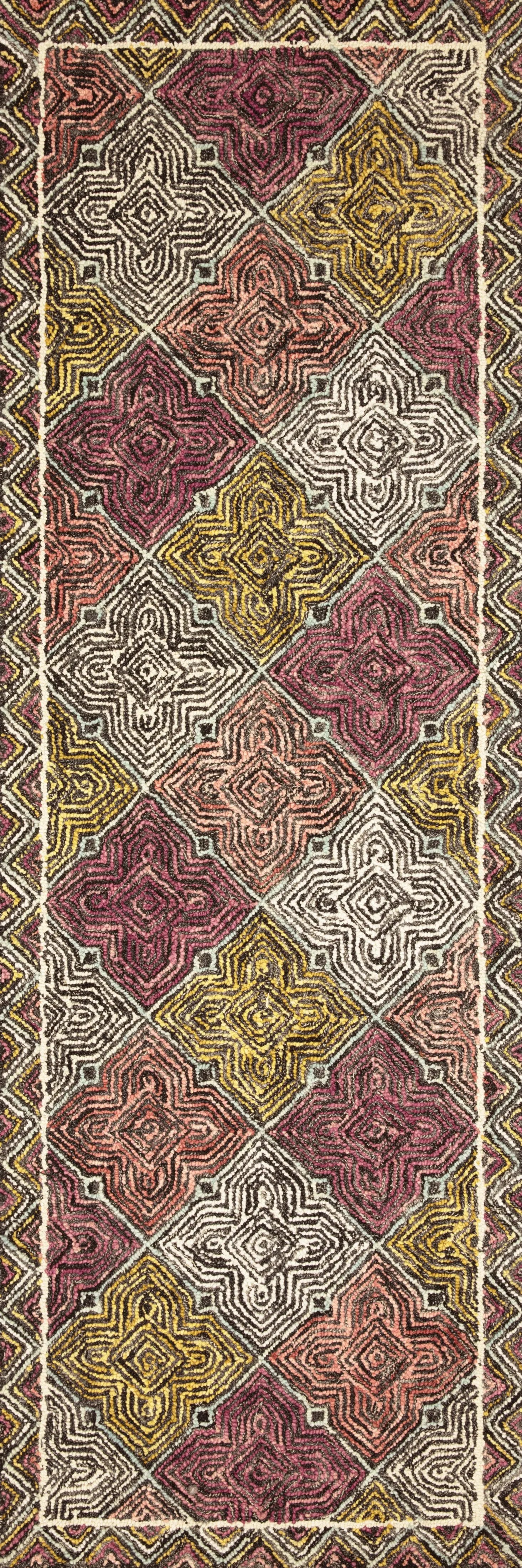 Spectrum SPE-03 Charcoal / Multi Area Rug by Loloi