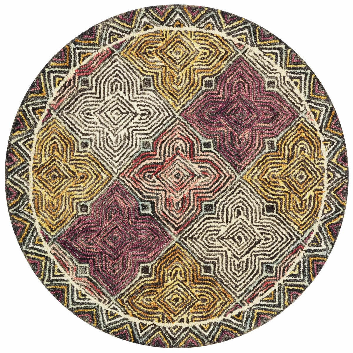 Spectrum SPE-03 Charcoal / Multi Area Rug by Loloi
