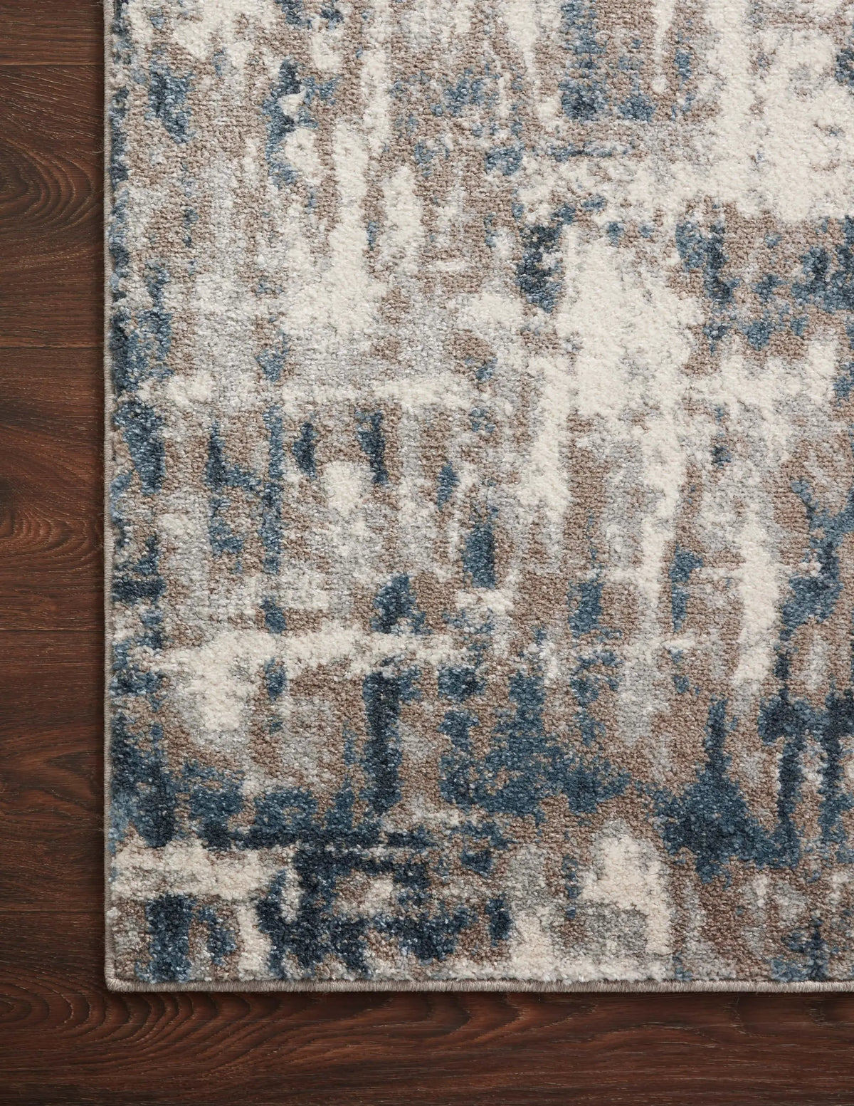 Spirit SPI-02 Stone / Blue Area Rug by Loloi