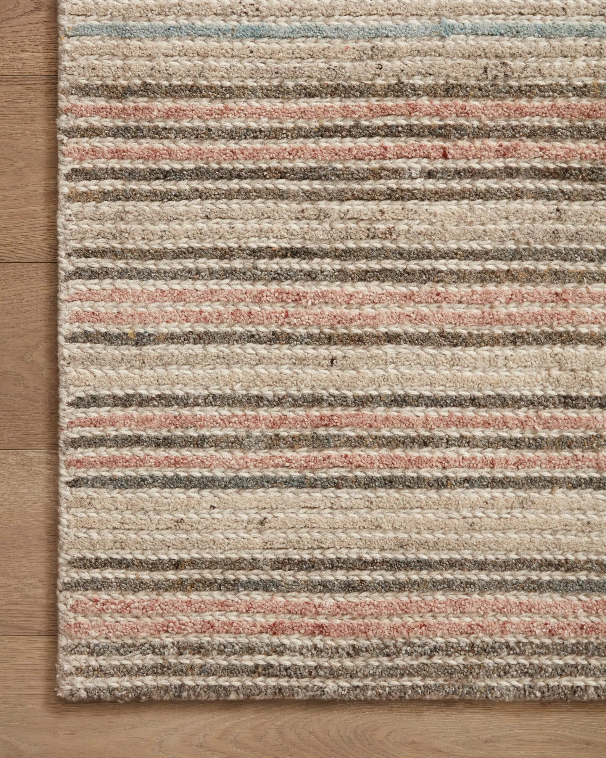 Stiles STI-03 Beige / Multi Area Rug by Loloi