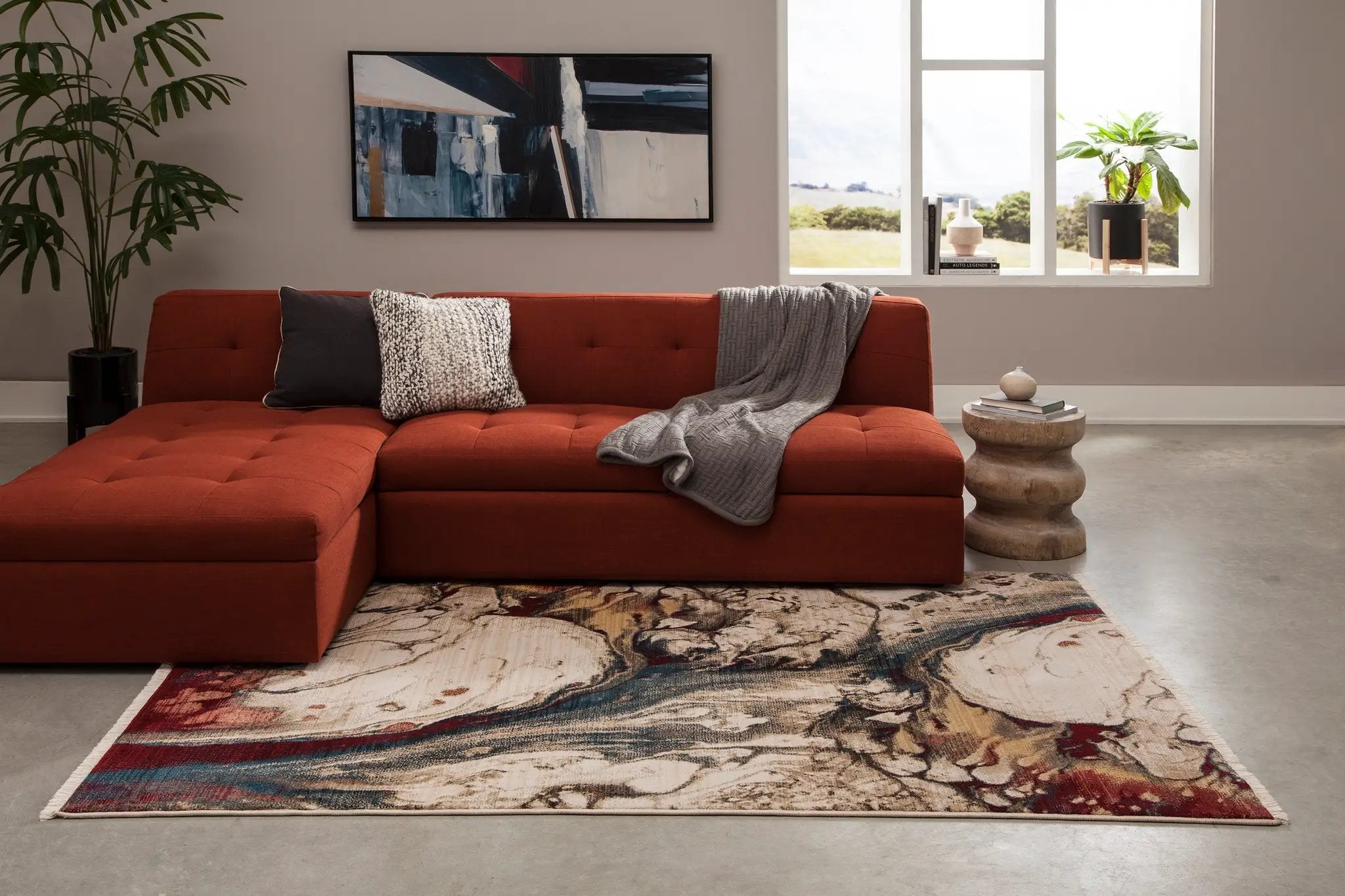 Studio STU-4 Multicolor Area Rug by Momeni