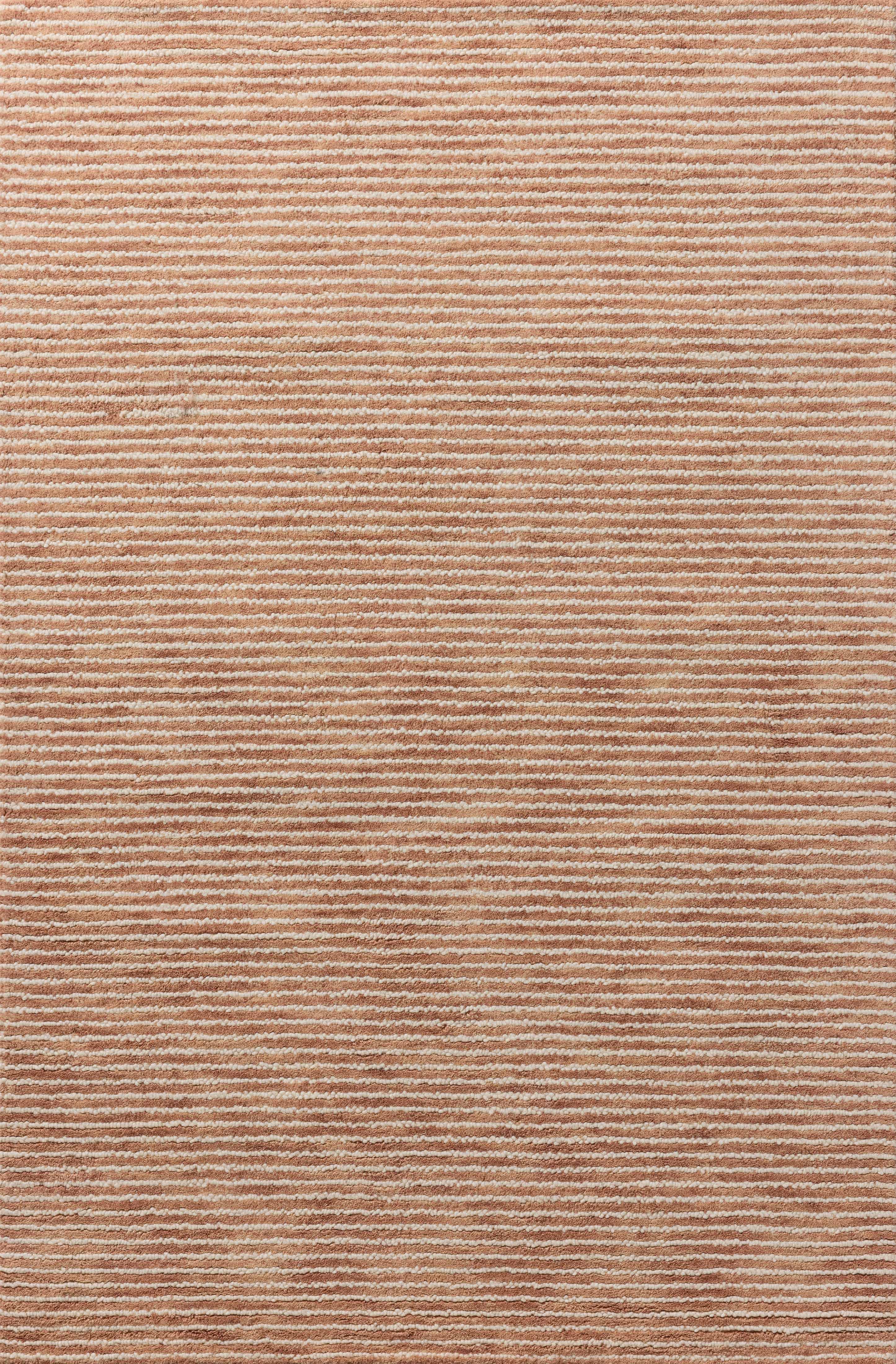 The Sunday SUN-01 Terracotta / Ivory Area Rug delivers rich terracotta and refined ivory beauty in a hand-tufted wool area rug