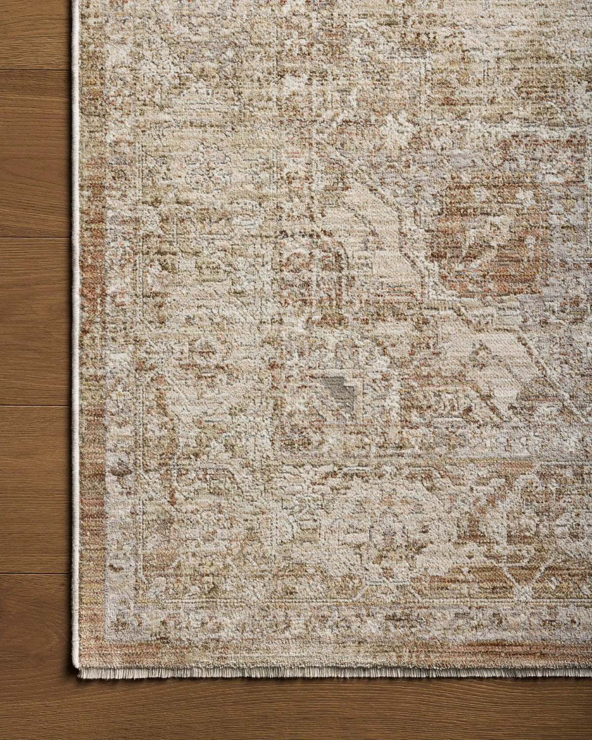 Tabitha TAI-01 Natural / Clay Area Rug by Loloi