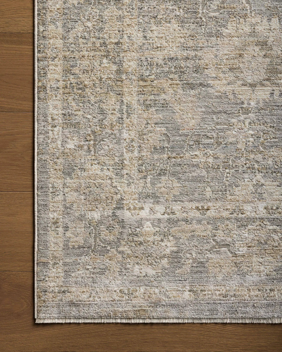 Tabitha TAI-04 Slate / Natural Area Rug by Loloi