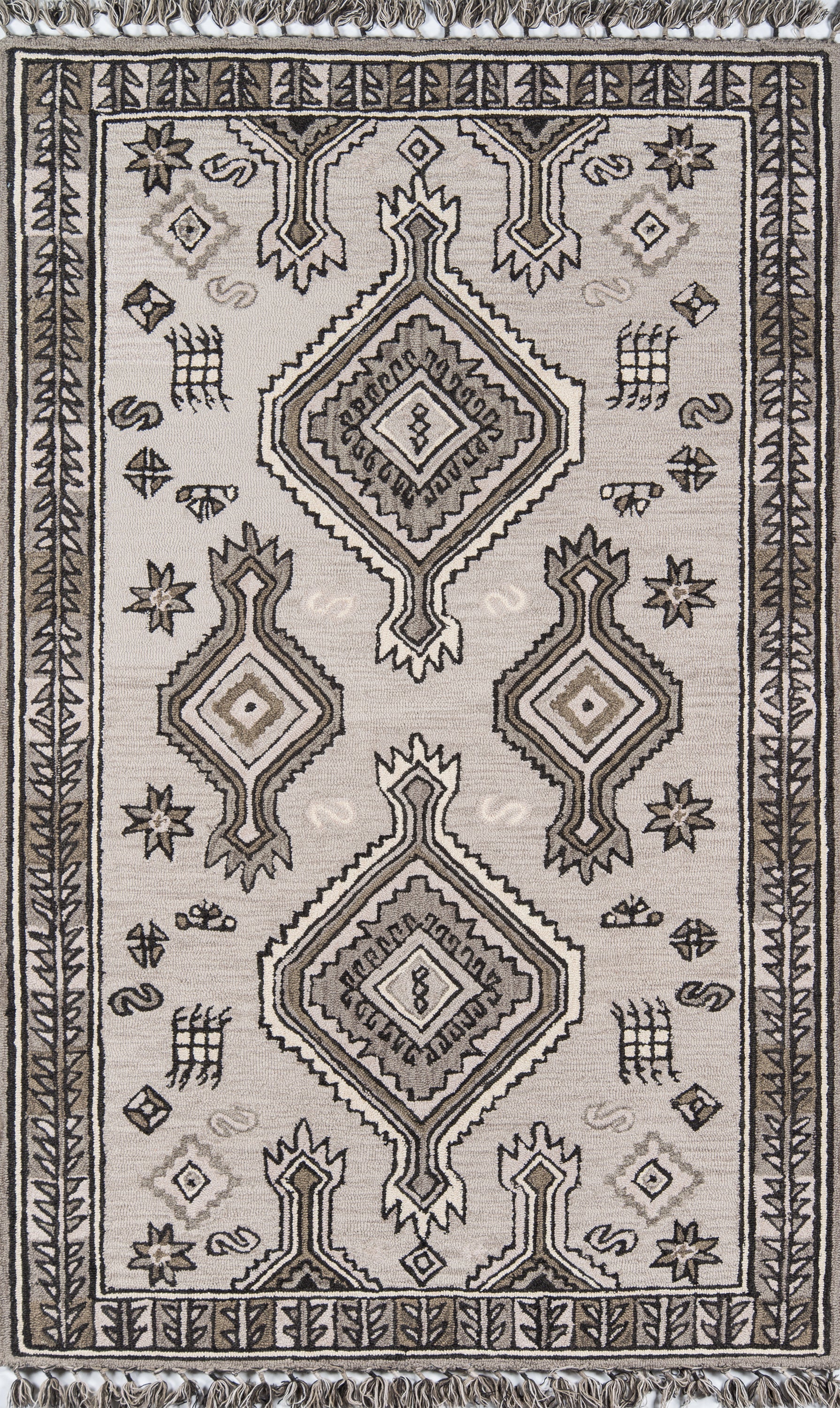 Momeni Tahoe TA-03 Gray Hand Tufted Area Rug