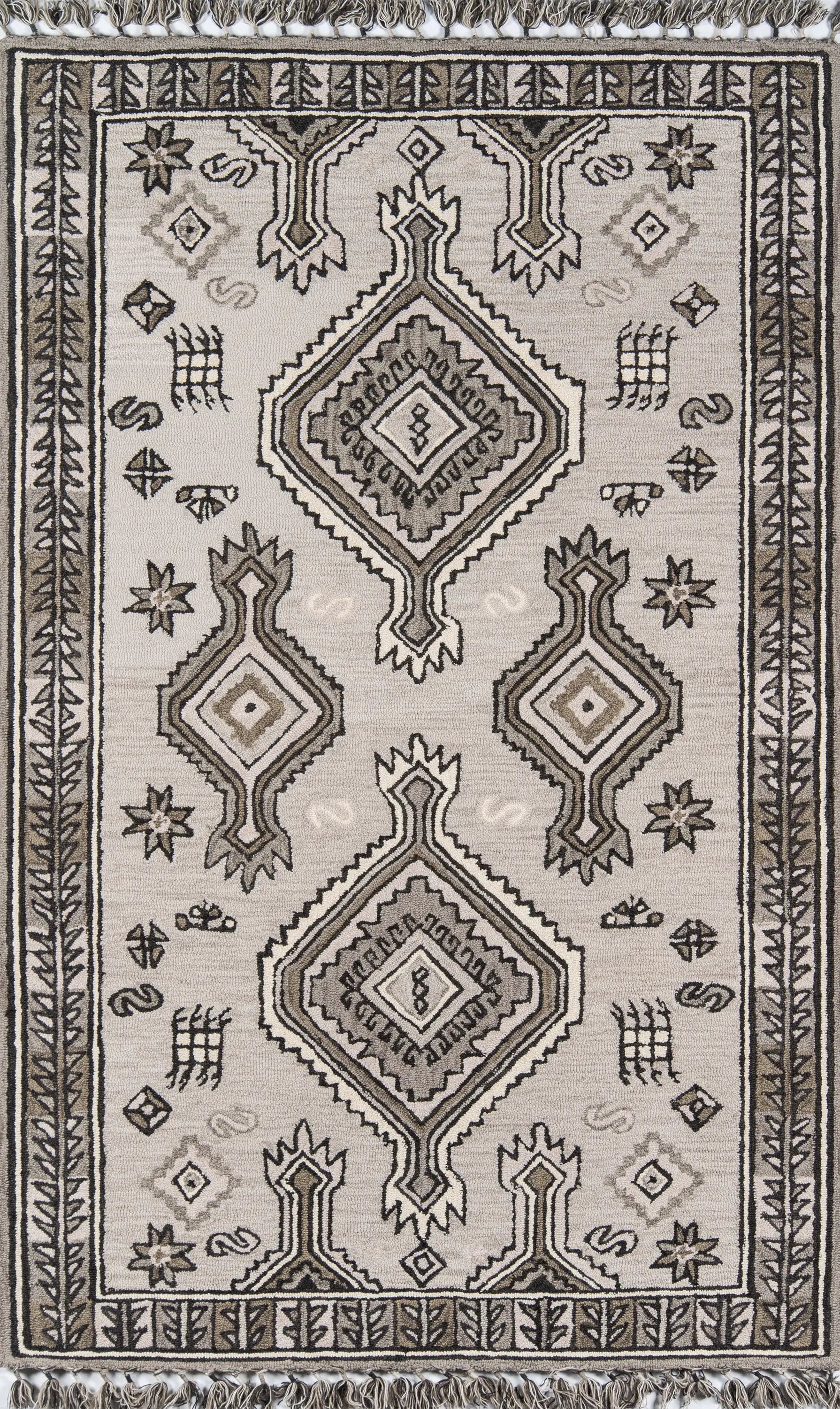 Tahoe TA-03 Gray Area Rug by Momeni