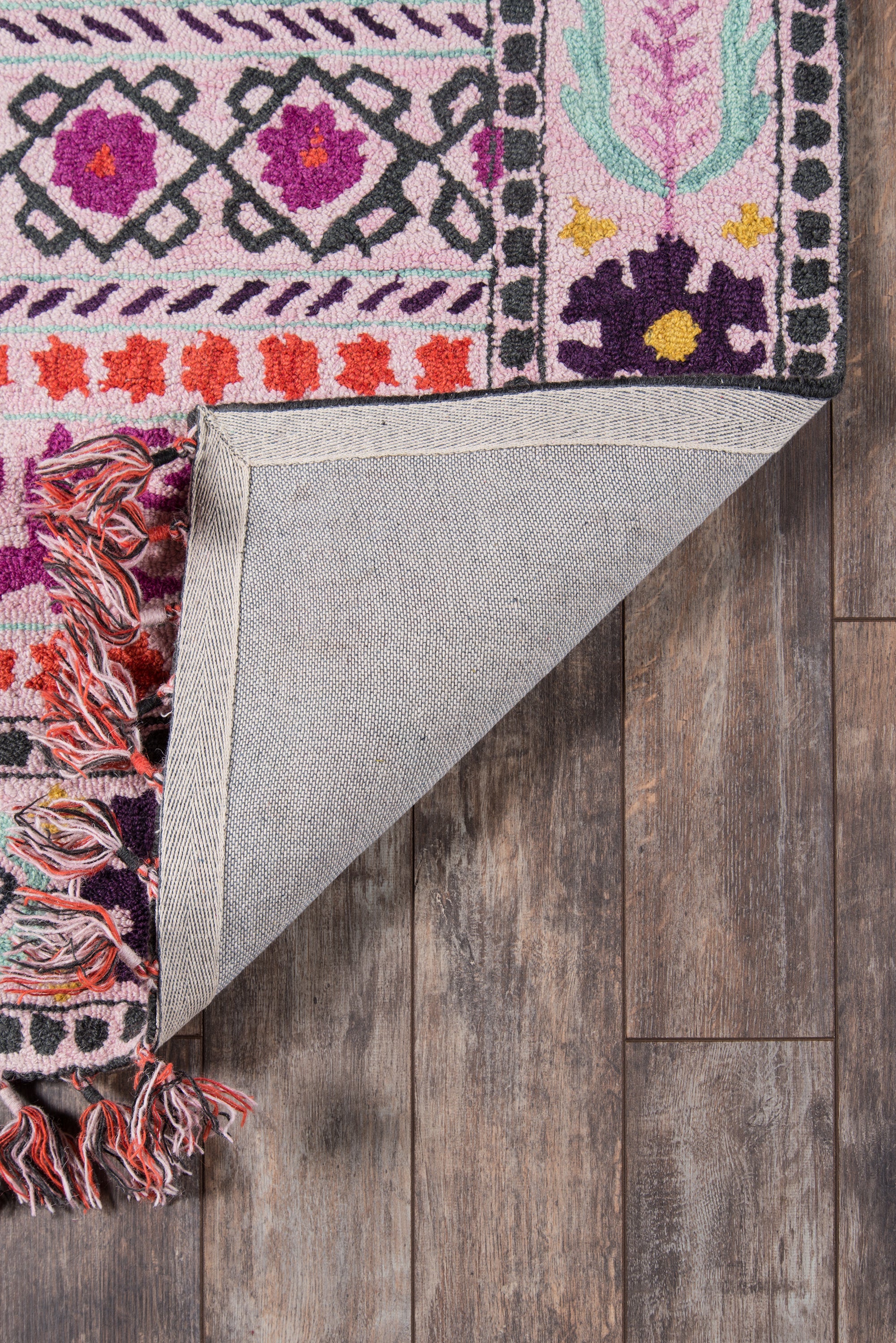 Momeni Tahoe TA-07 Pink Hand Tufted Area Rug