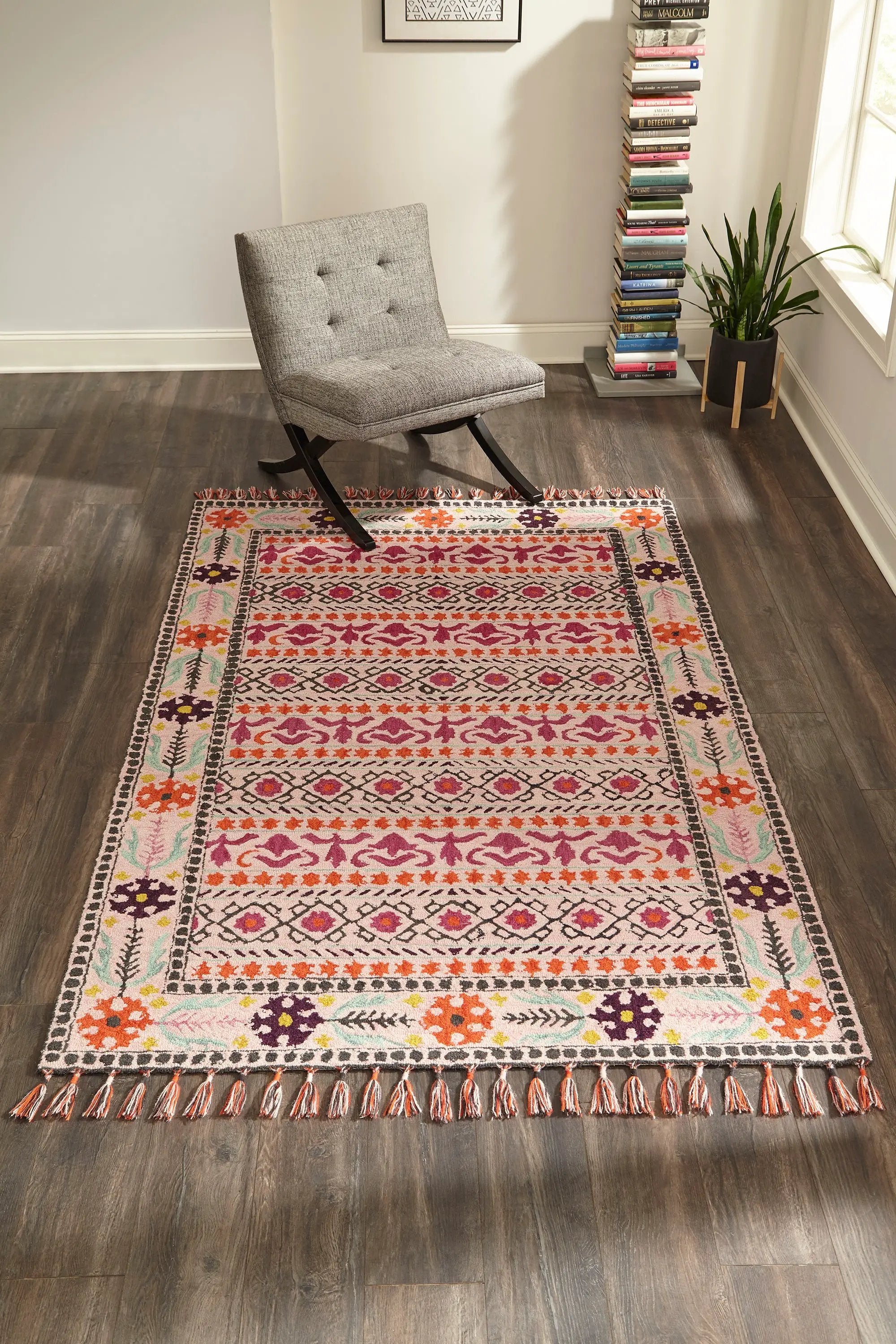 Tahoe TA-07 Pink Area Rug by Momeni