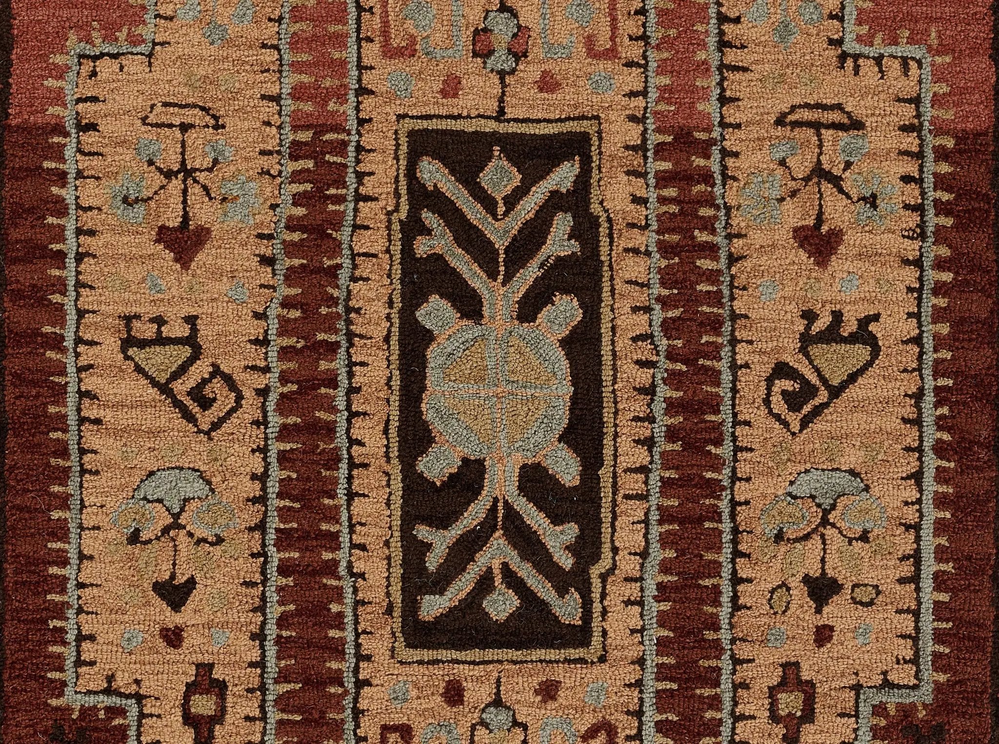 Tahoe TA-11 Terracotta Area Rug by Momeni