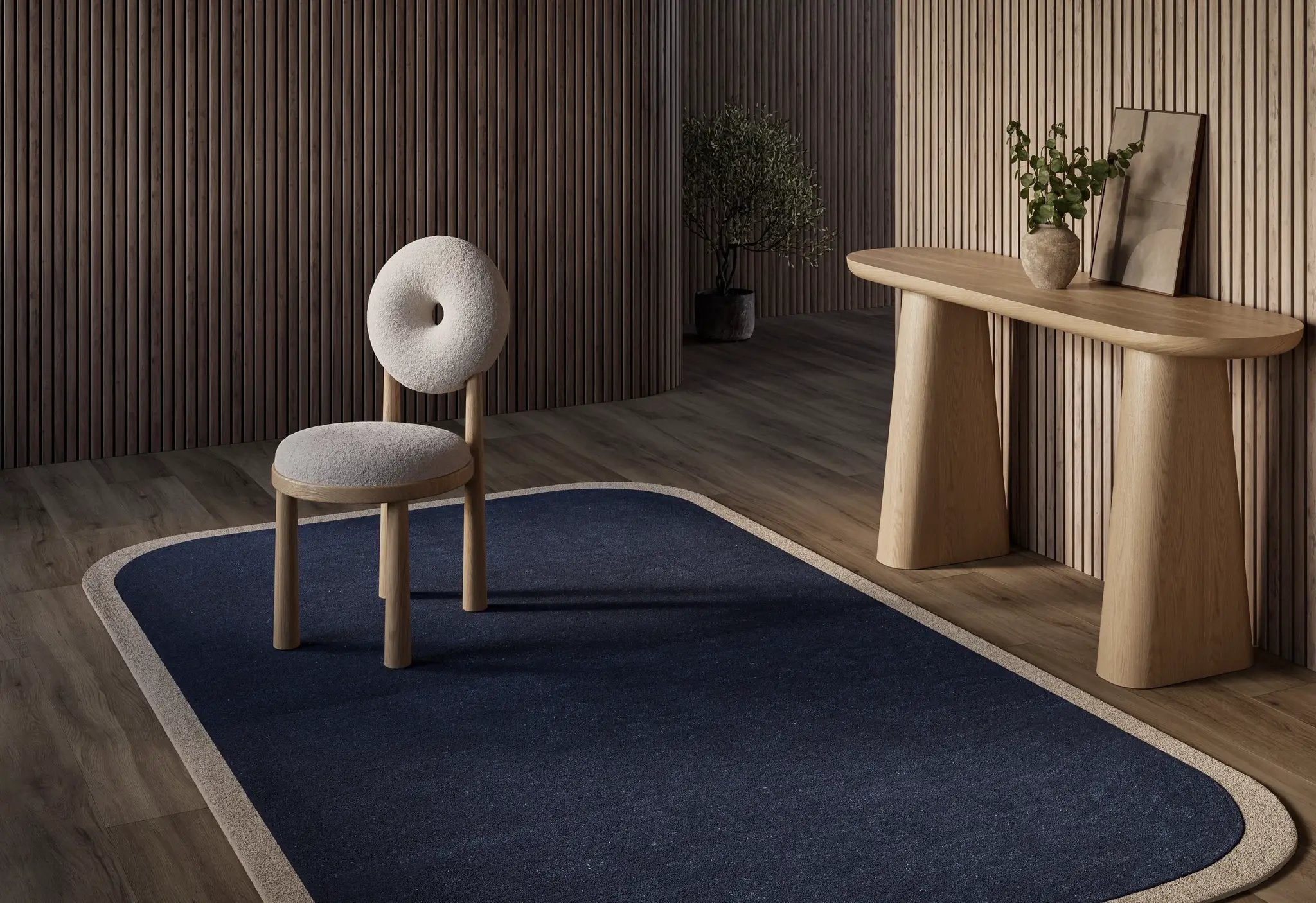 Tallulah TAL-1 Navy Area Rug by Novogratz by Momeni