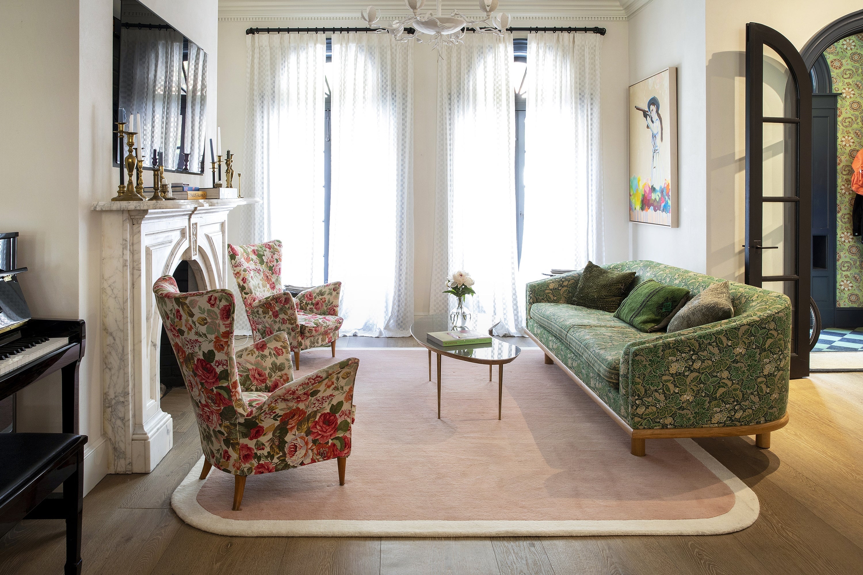 Novogratz Tallulah TAL-1 Pink Area Rug by Momeni