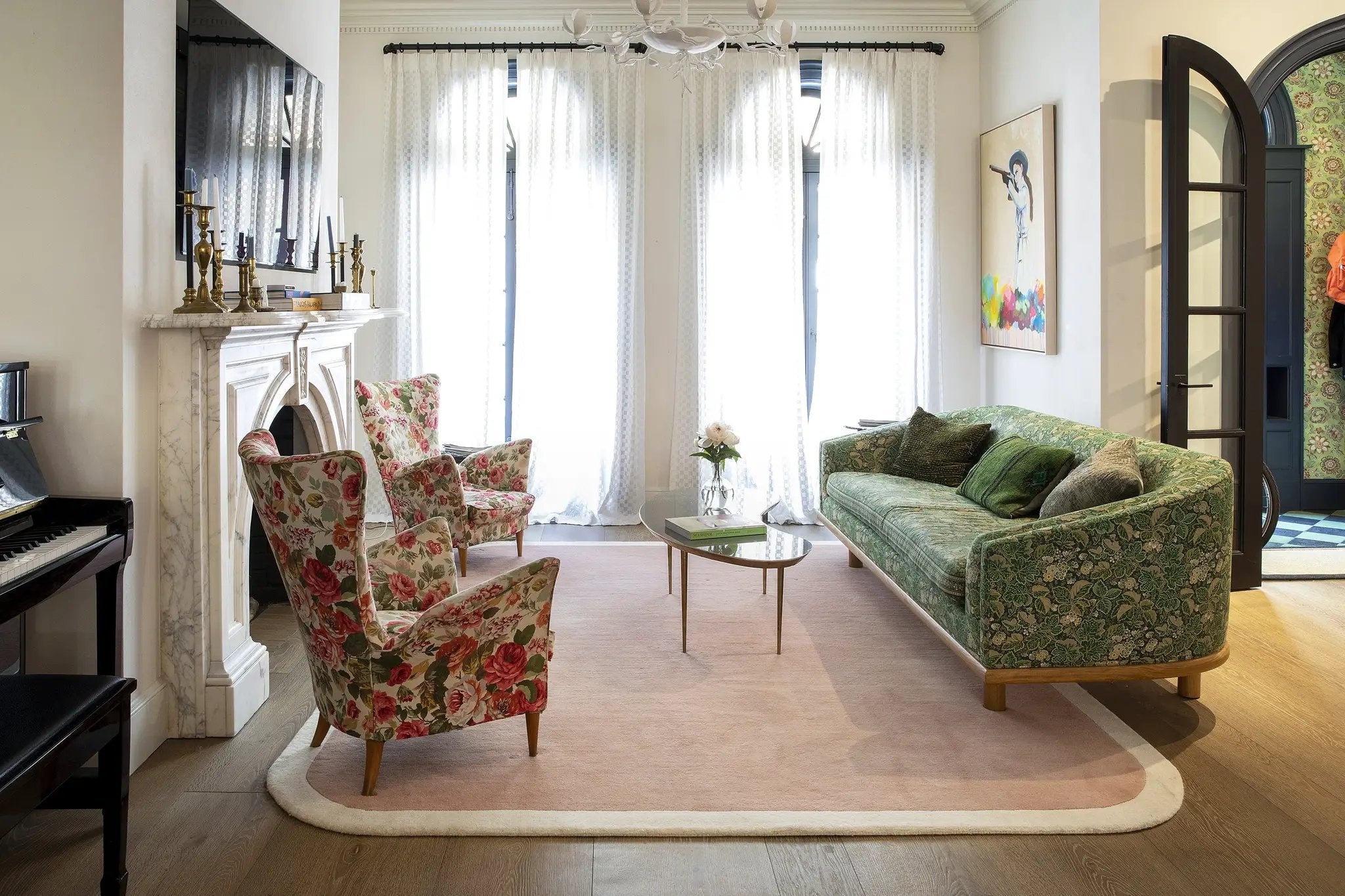 Tallulah TAL-1 Pink Area Rug by Novogratz by Momeni