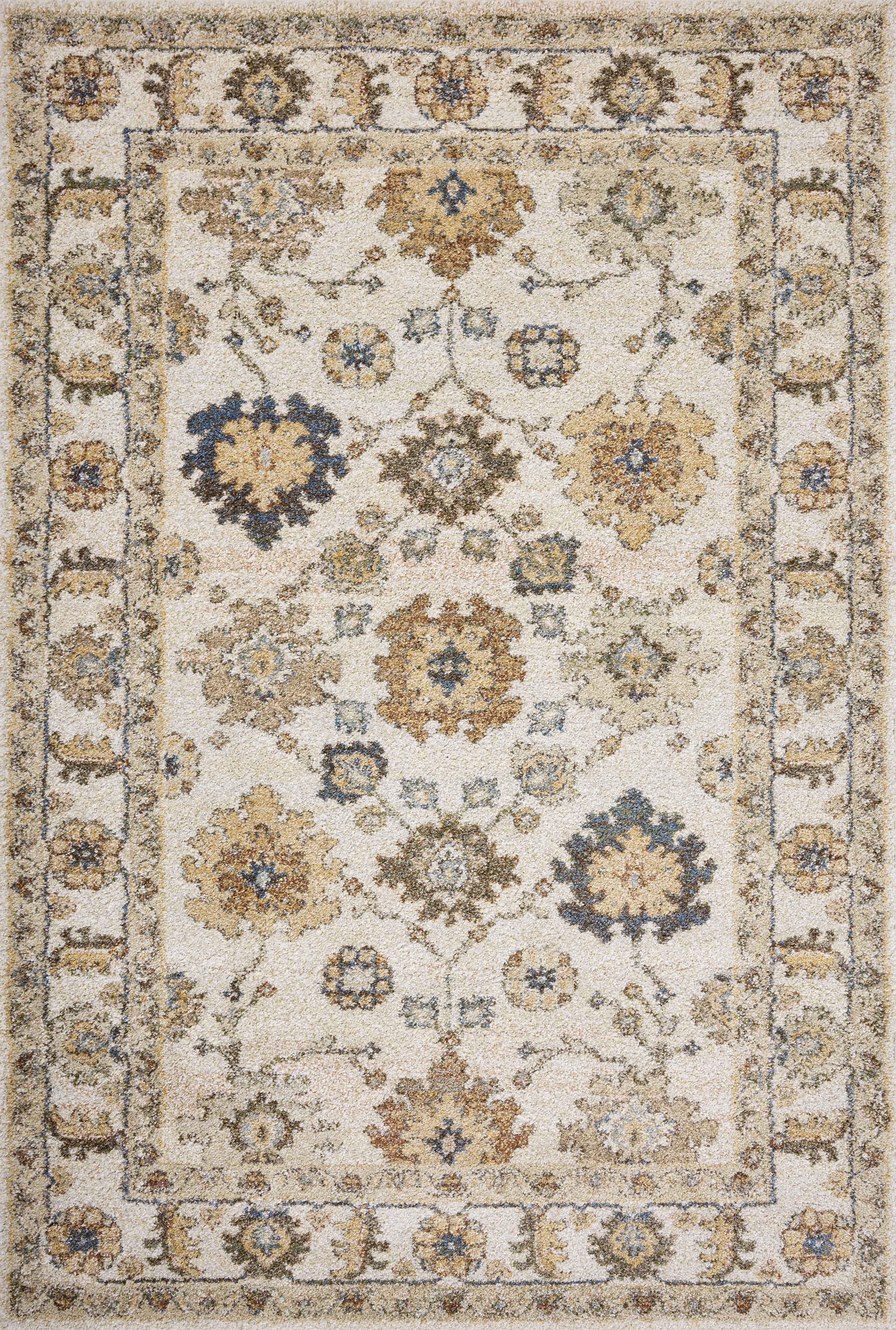 A stunning power-loomed 100% polypropylene area rug, the Tamryn TAM-03 Ivory / Multi Area Rug features refined ivory and vibrant multi-toned tones for a polished look