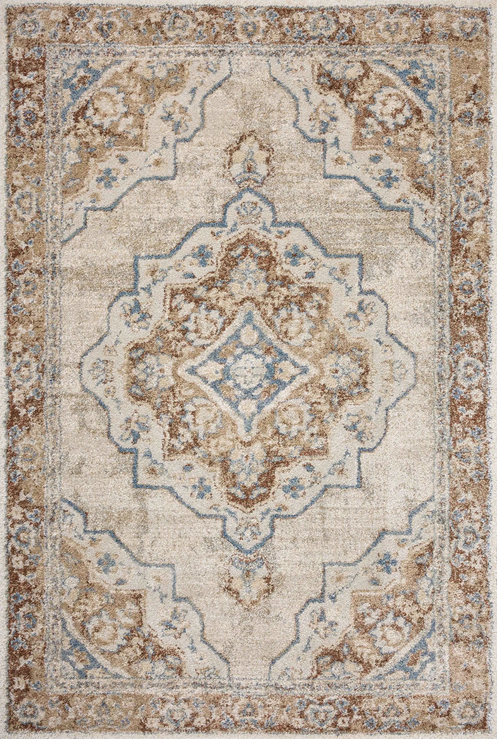 Tamryn TAM-04 Natural / Multi Area Rug by Loloi
