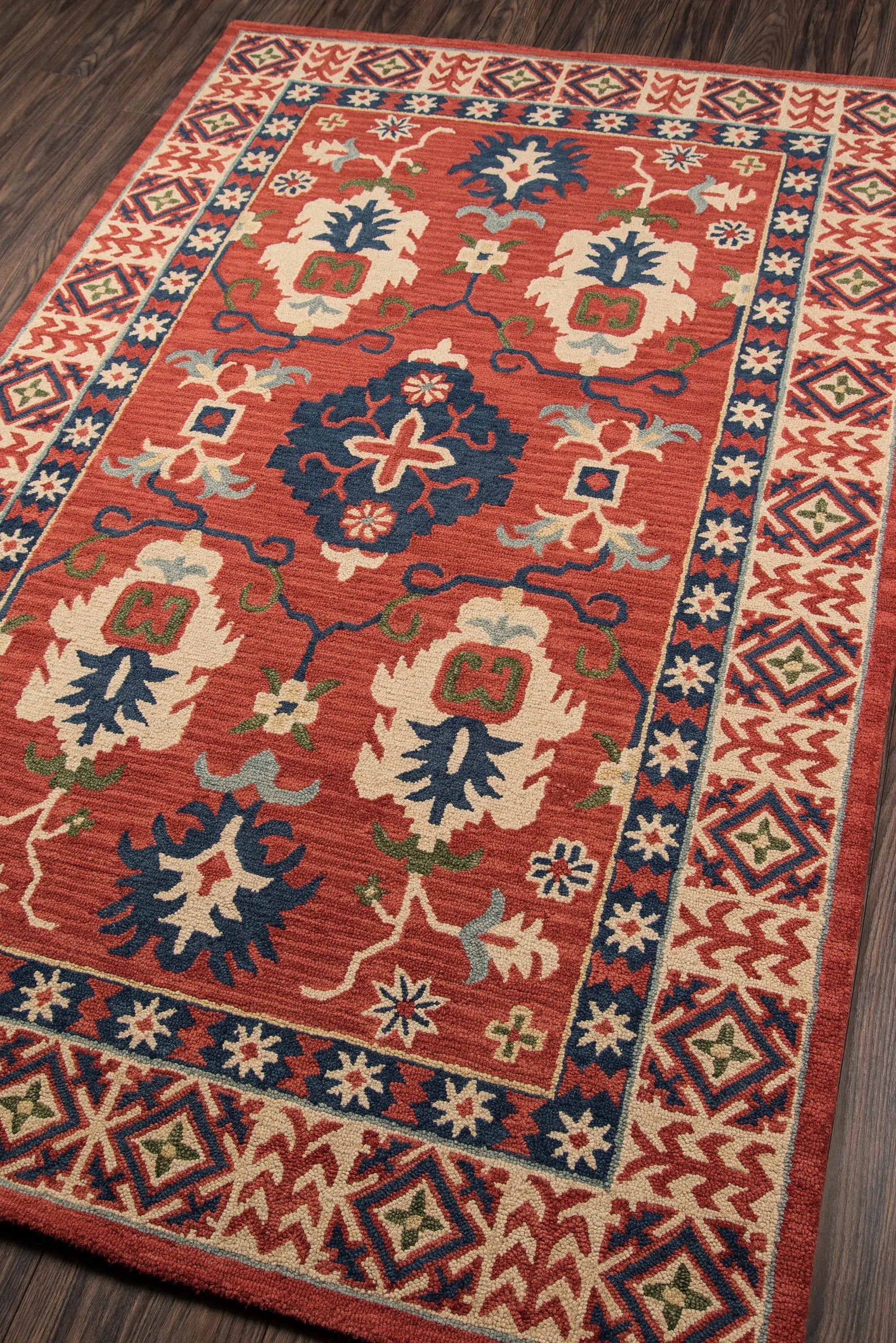 Tangier TAN-3 Red Area Rug by Momeni